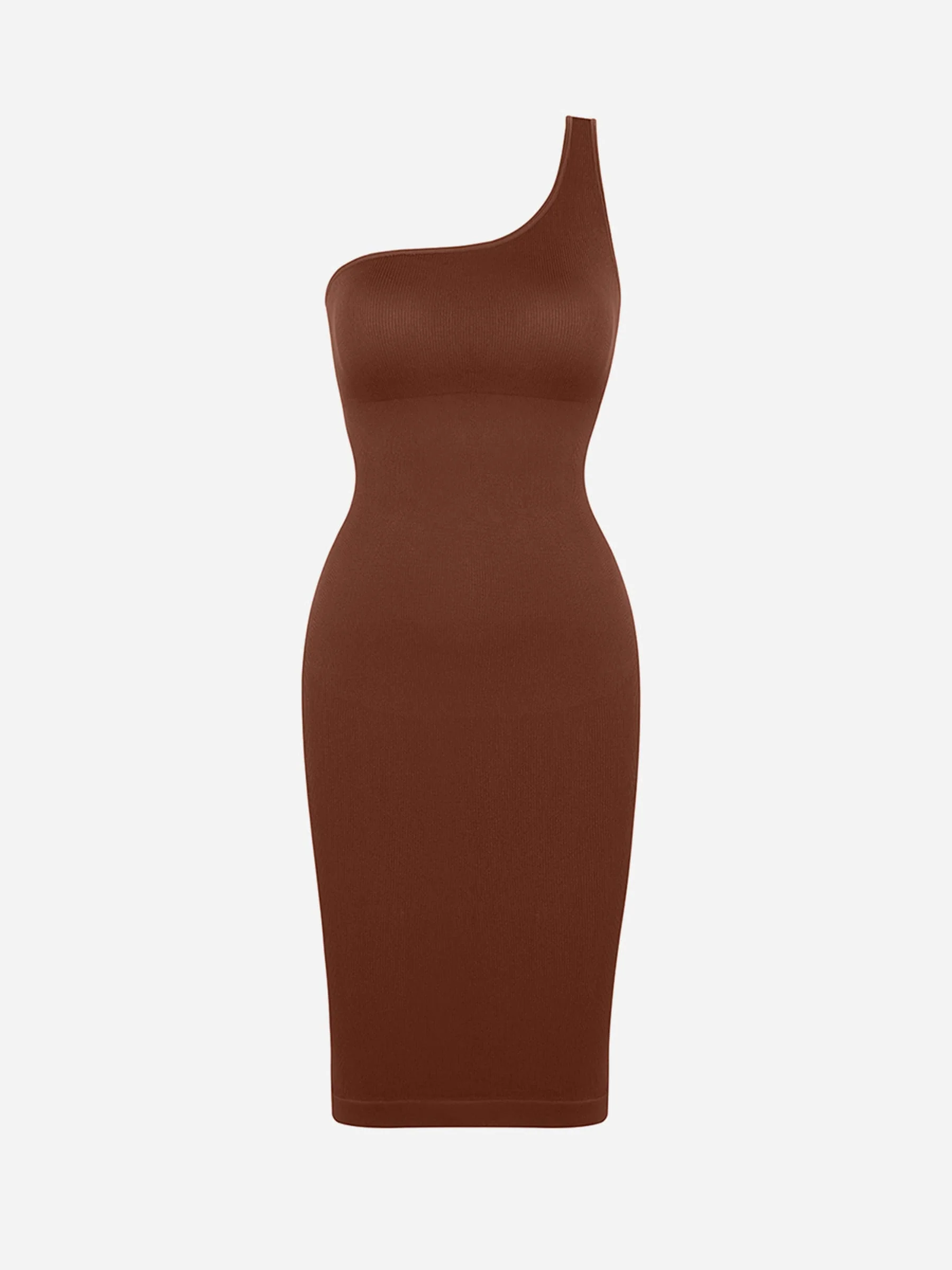 Feelingirl One-Shoulder Shaper Dress with Built-In Bra - Image 22