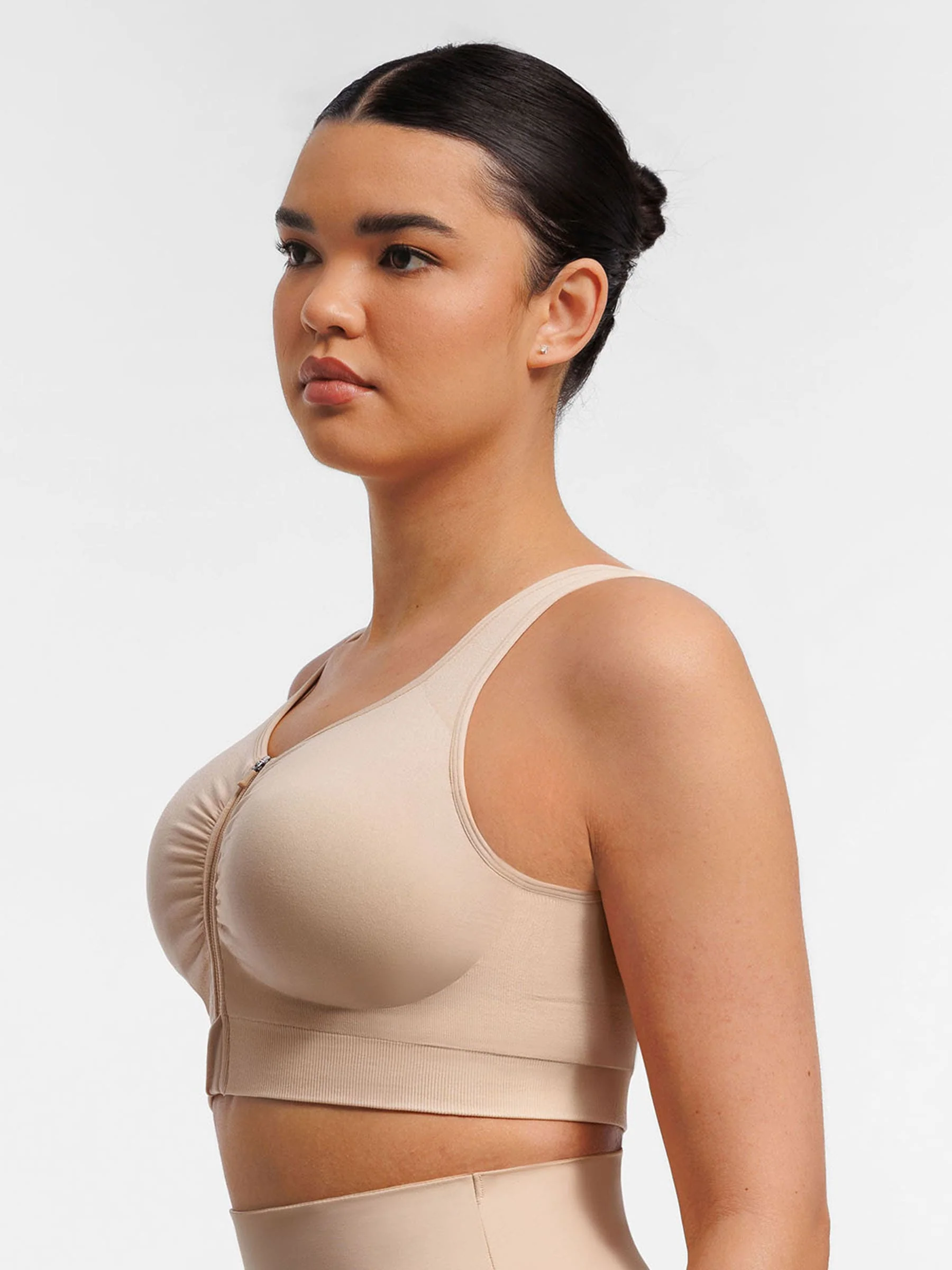 Feelingirl Seamless Front-Opening Zipper Bra - Image 11
