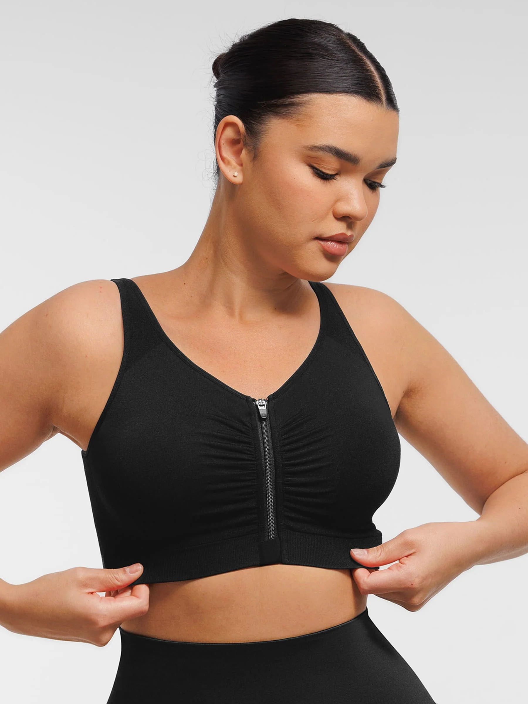 Feelingirl Seamless Front-Opening Zipper Bra - Image 3