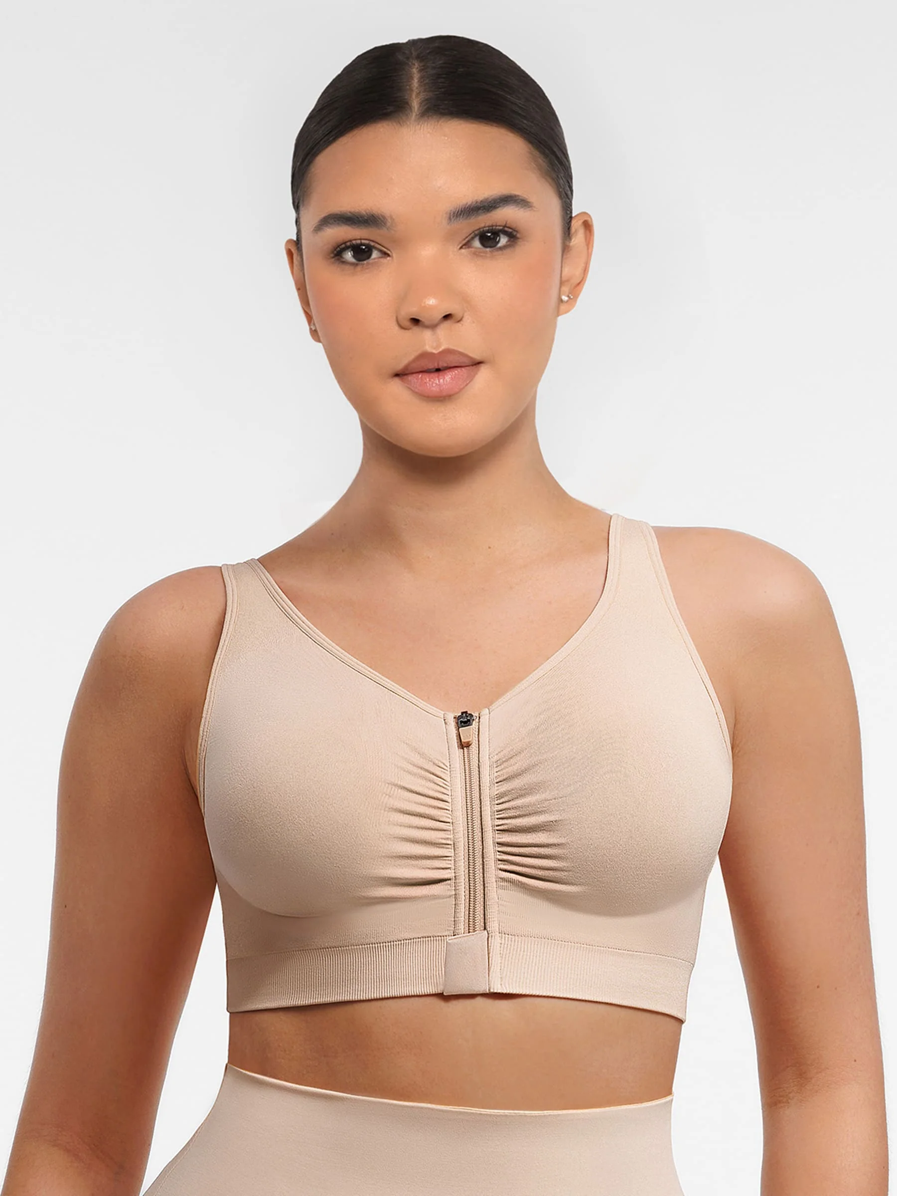 Feelingirl Seamless Front-Opening Zipper Bra - Image 8