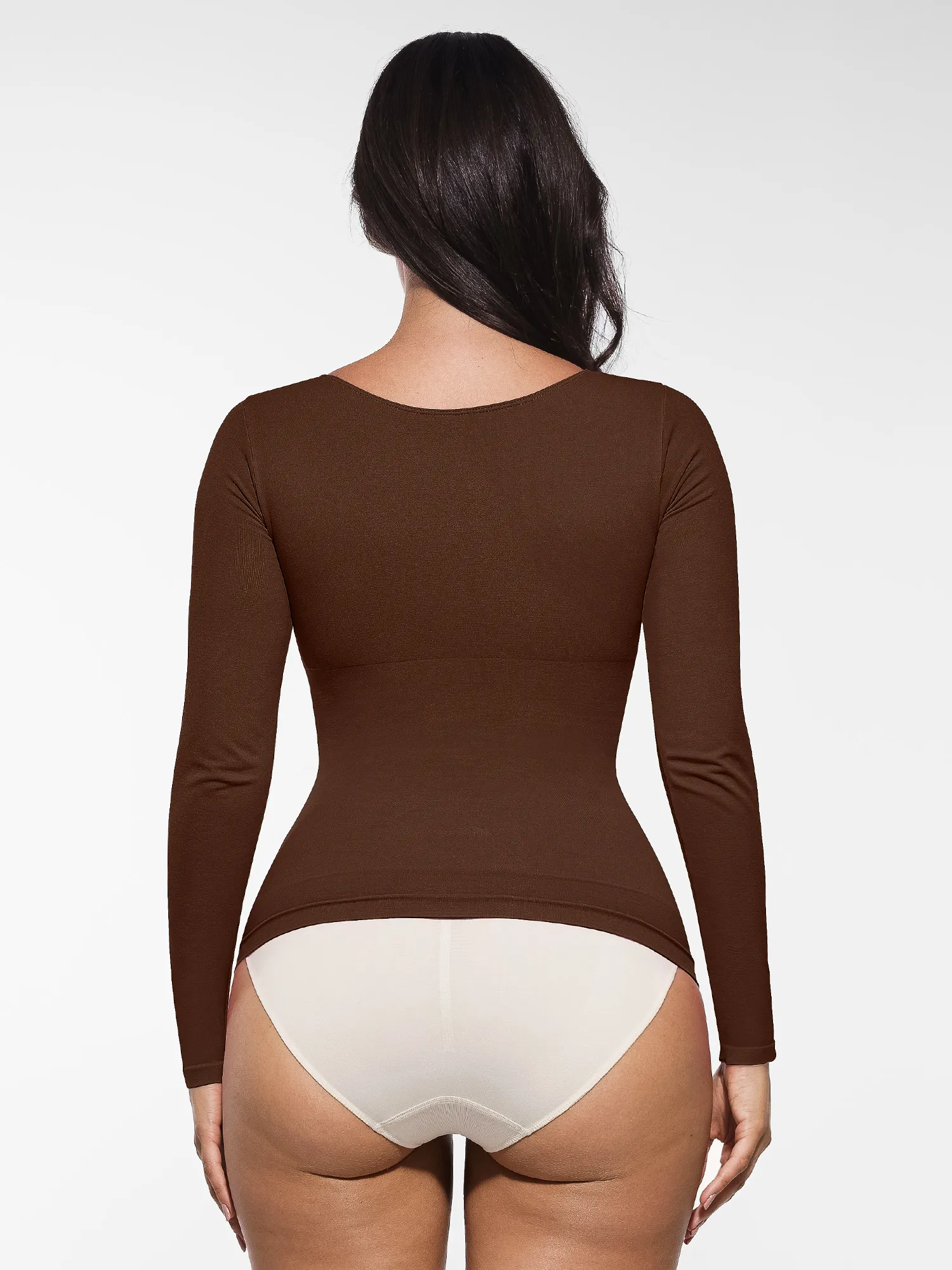 Feelingirl Seamless Long-Sleeve Everyday Shaper Top - Image 14