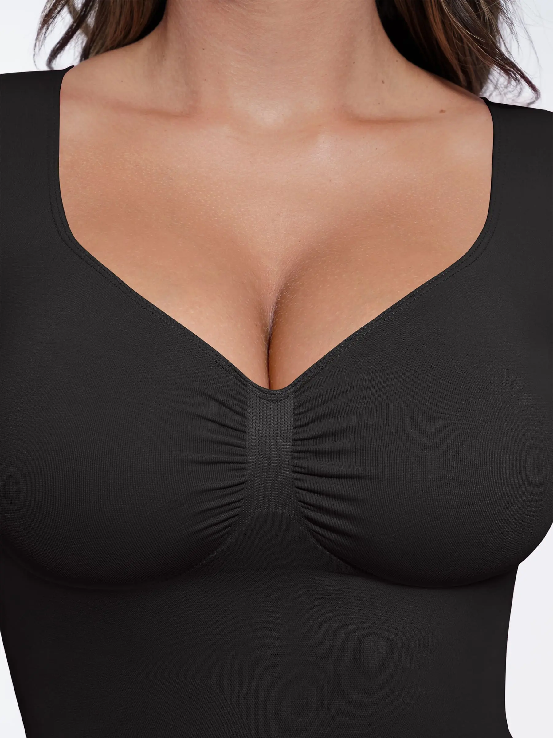 Feelingirl Seamless Long-Sleeve Everyday Shaper Top - Image 7