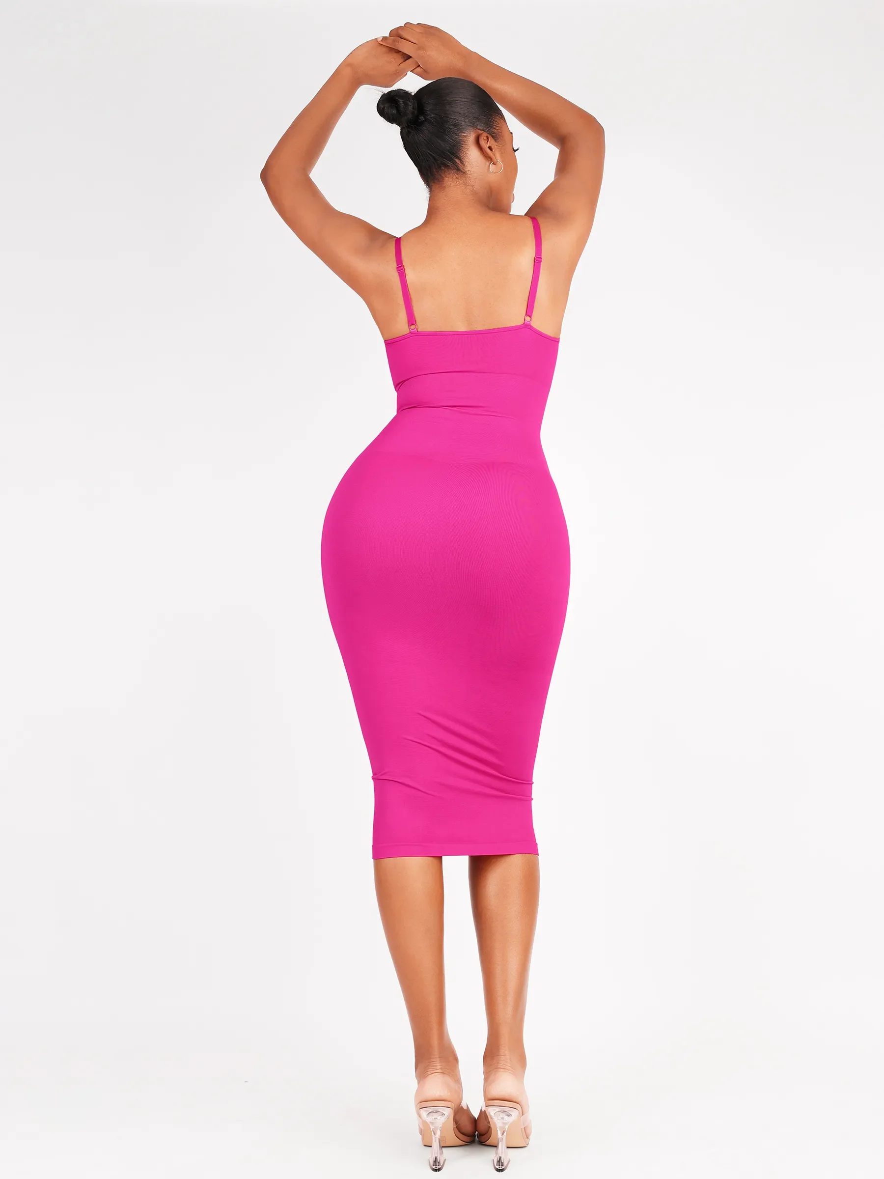 Feelingirl Seamless Midi Body Shaper Dress - Image 24