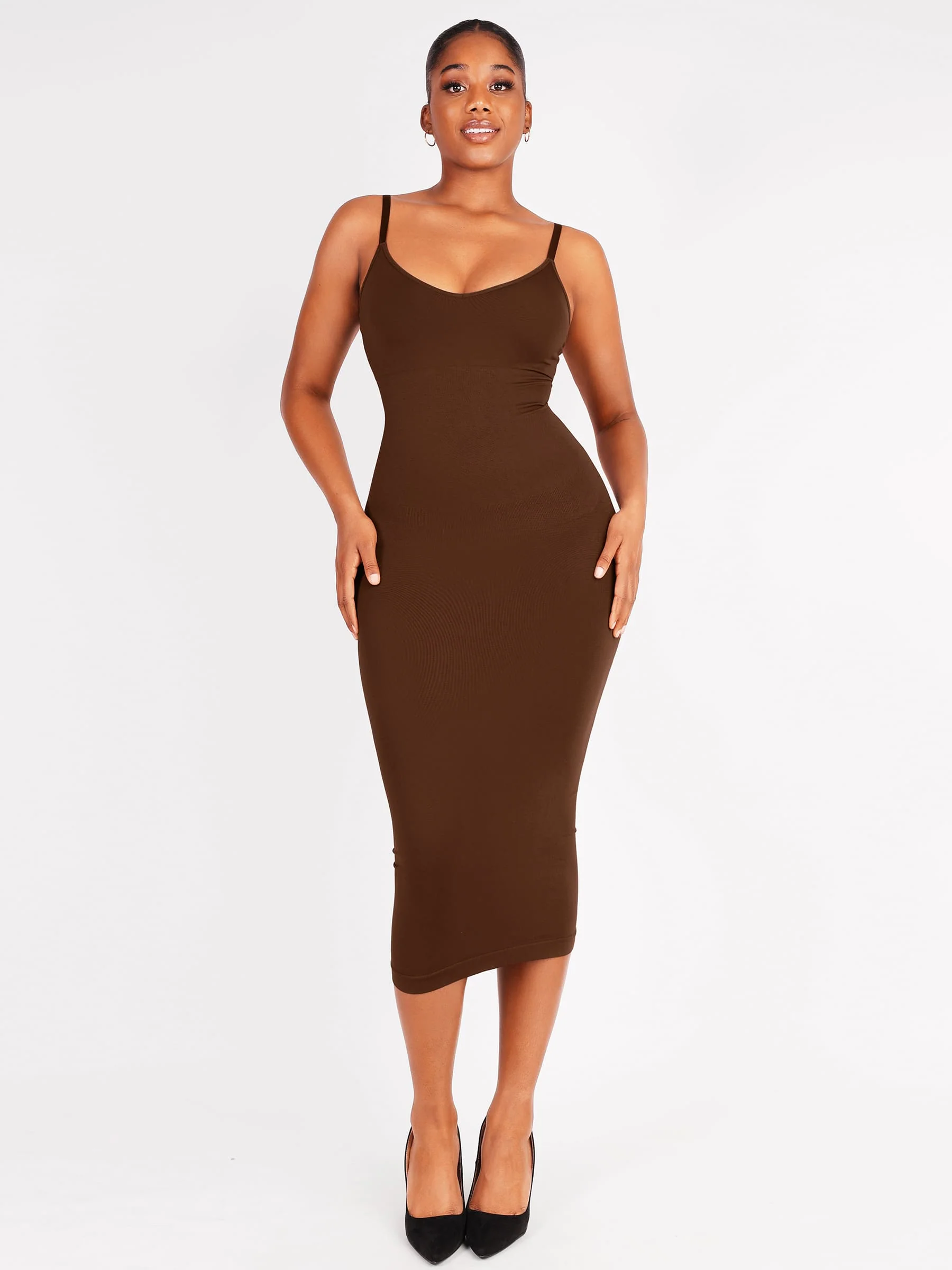 Feelingirl Seamless Midi Body Shaper Dress [BOGO] - Image 21