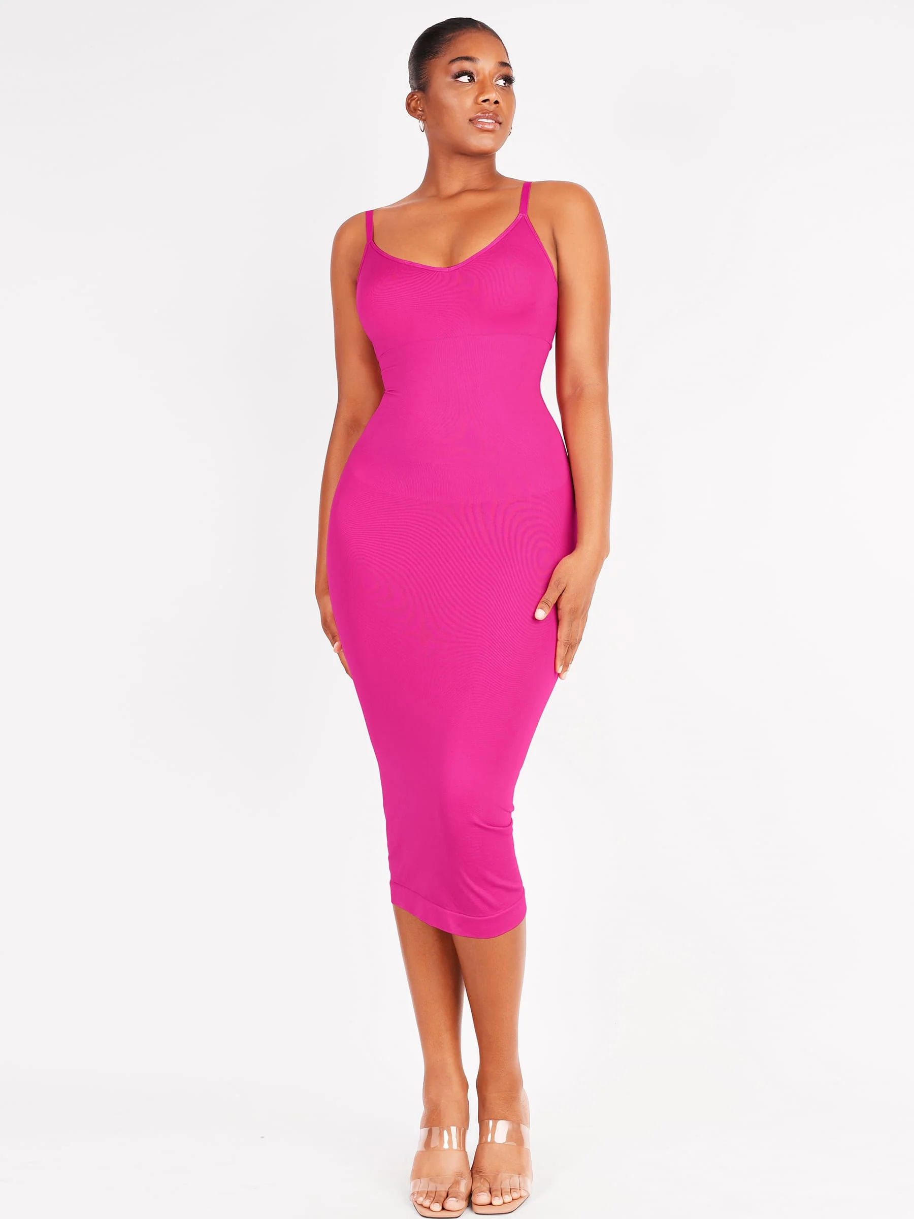 Feelingirl Seamless Midi Body Shaper Dress [BOGO] - Image 29