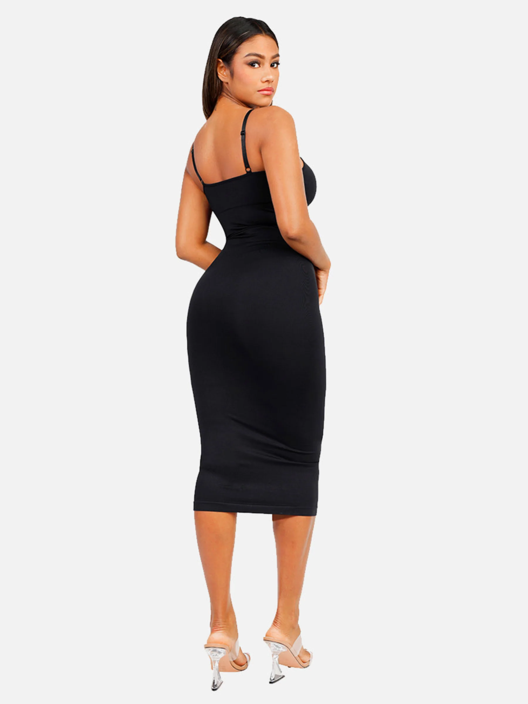 Feelingirl Seamless Midi Body Shaper Dress - Image 6