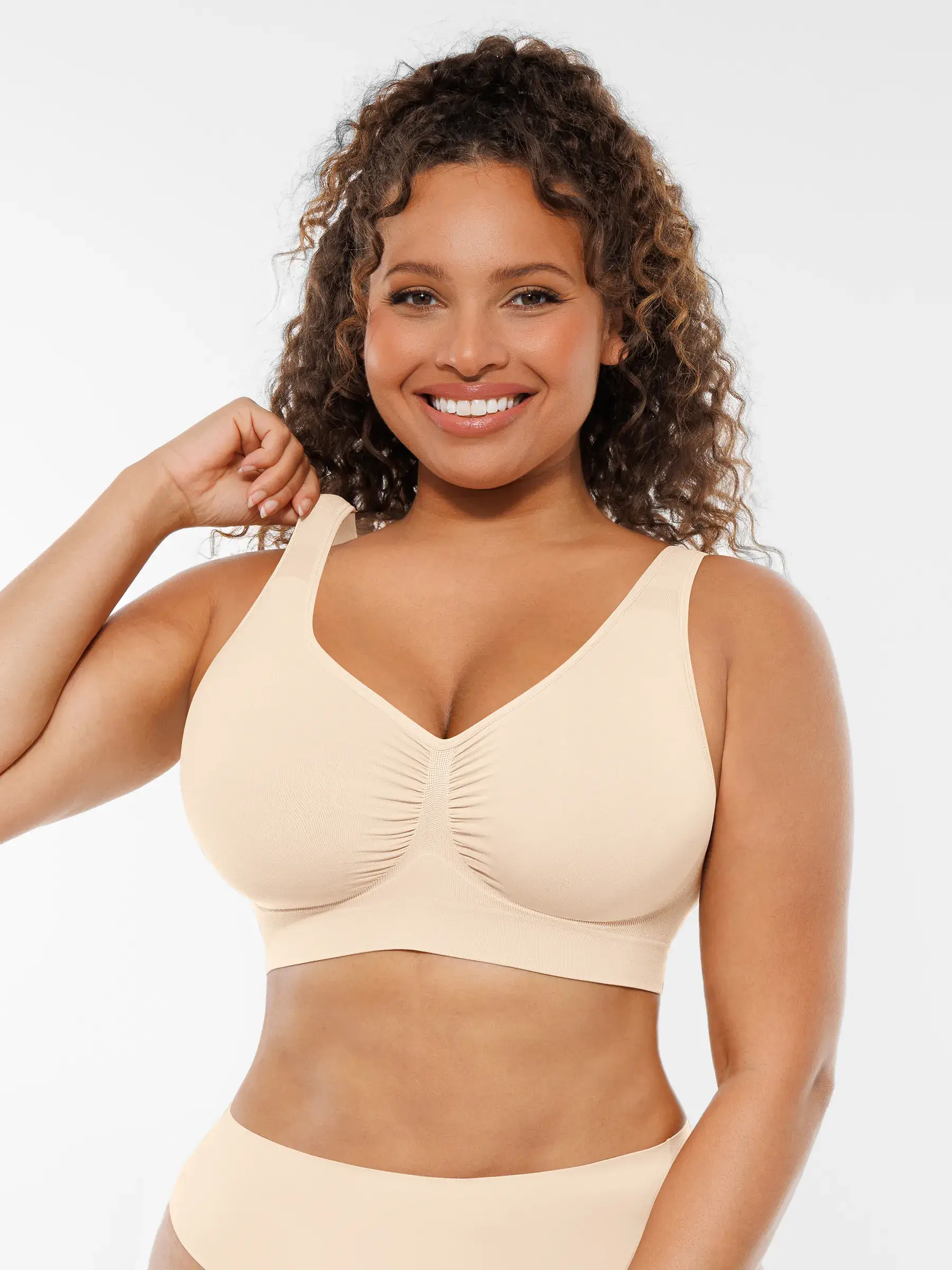 Feelingirl No Underwire Wide Straps Everyday Bra Bundle - Image 42