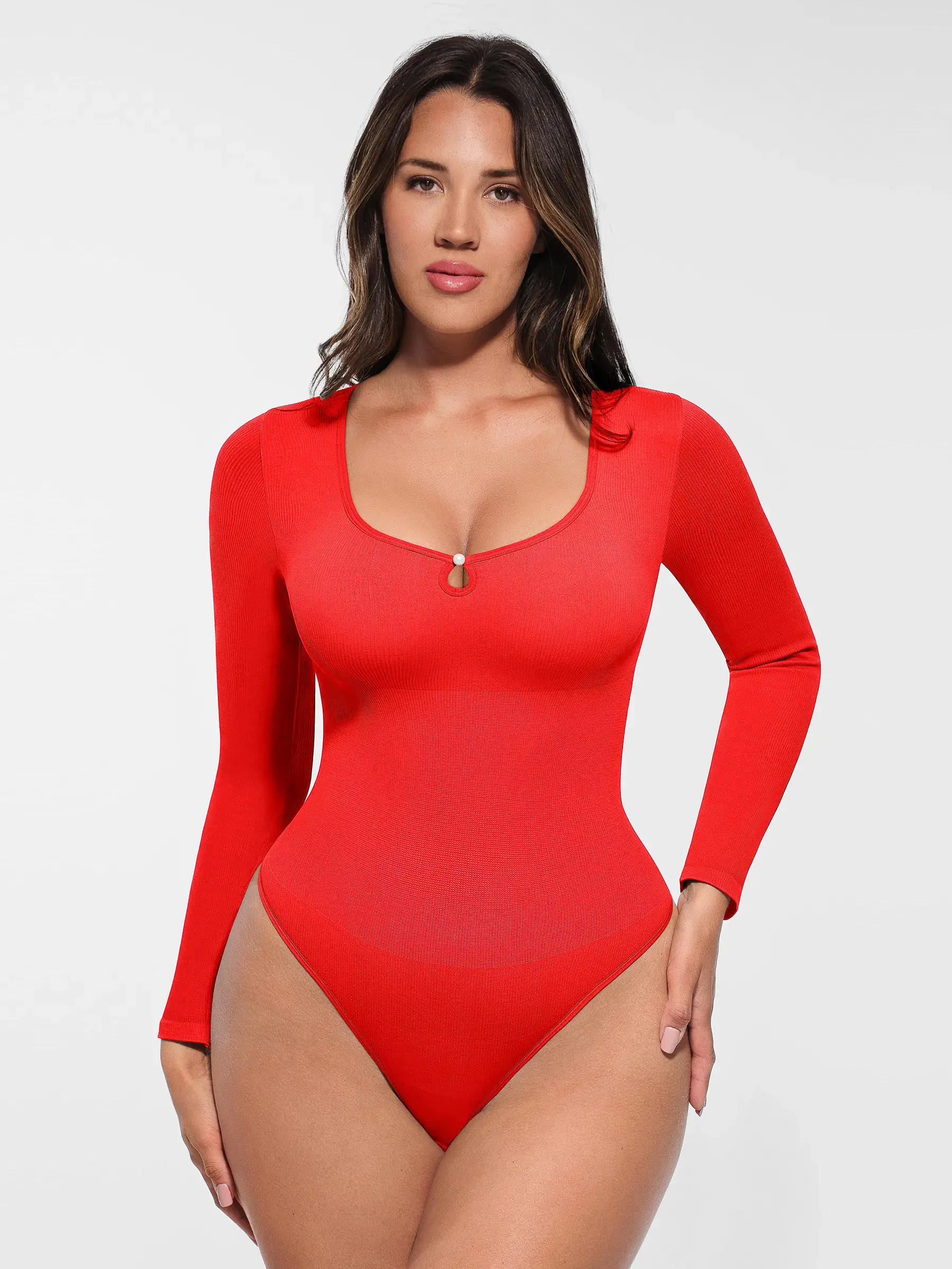 Feelingirl Seamless Ribbed Bodysuit - Image 15