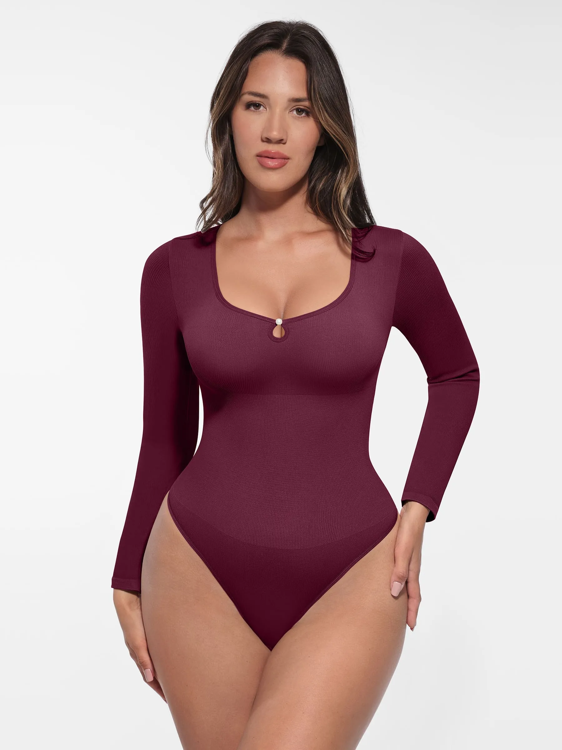 Feelingirl Seamless Ribbed Bodysuit - Image 23