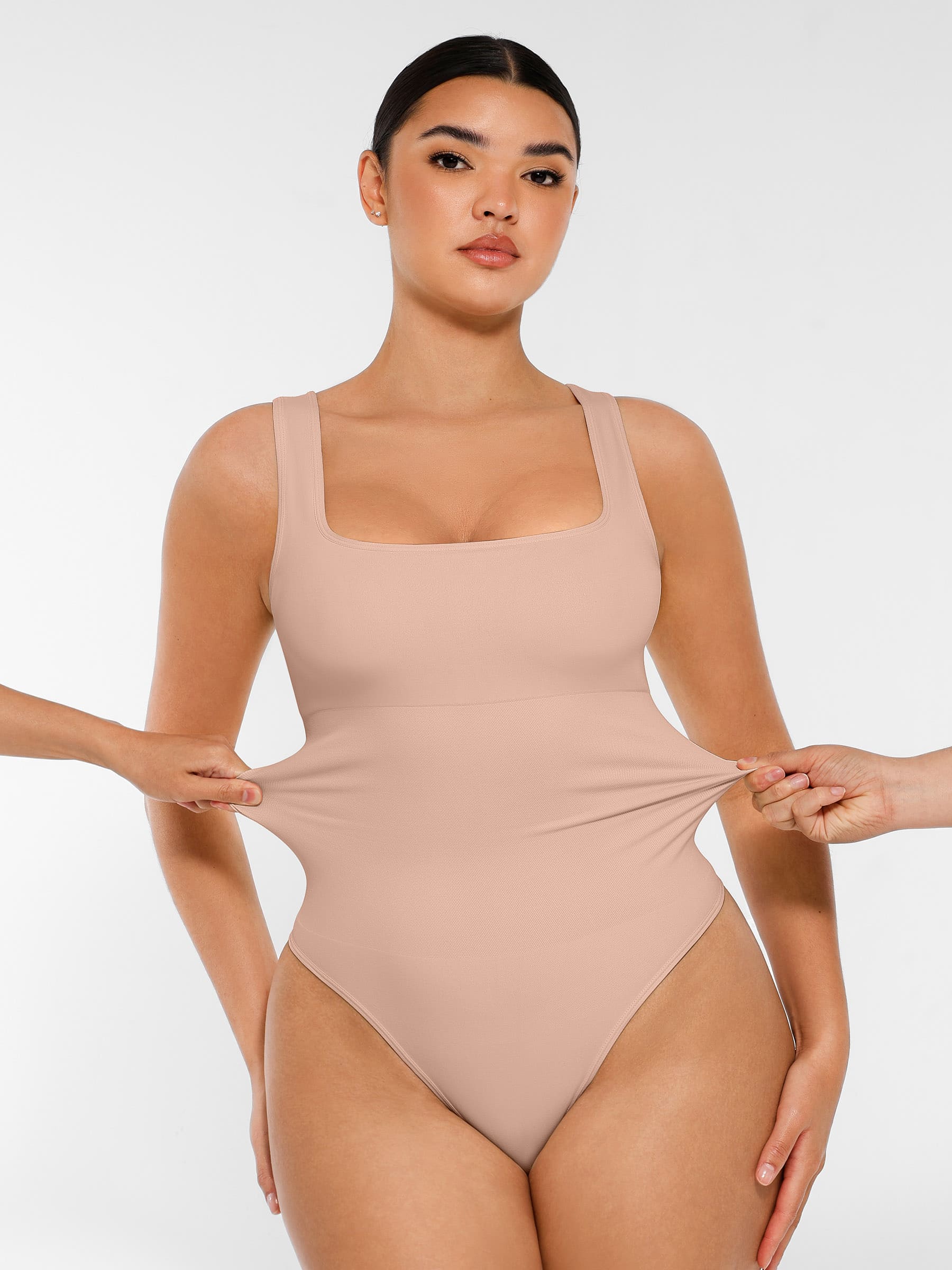Feelingirl Seamless Shapewear Thong Bodysuit - Image 26