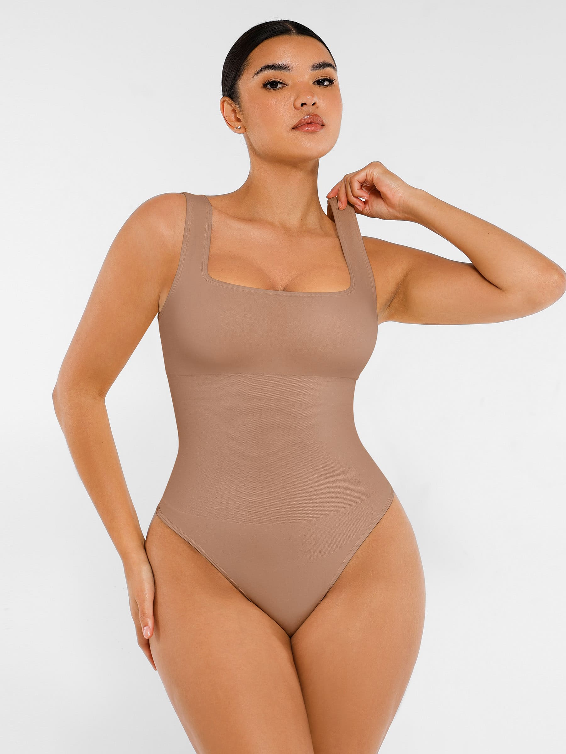 Feelingirl Seamless Shapewear Thong Bodysuit - Image 7