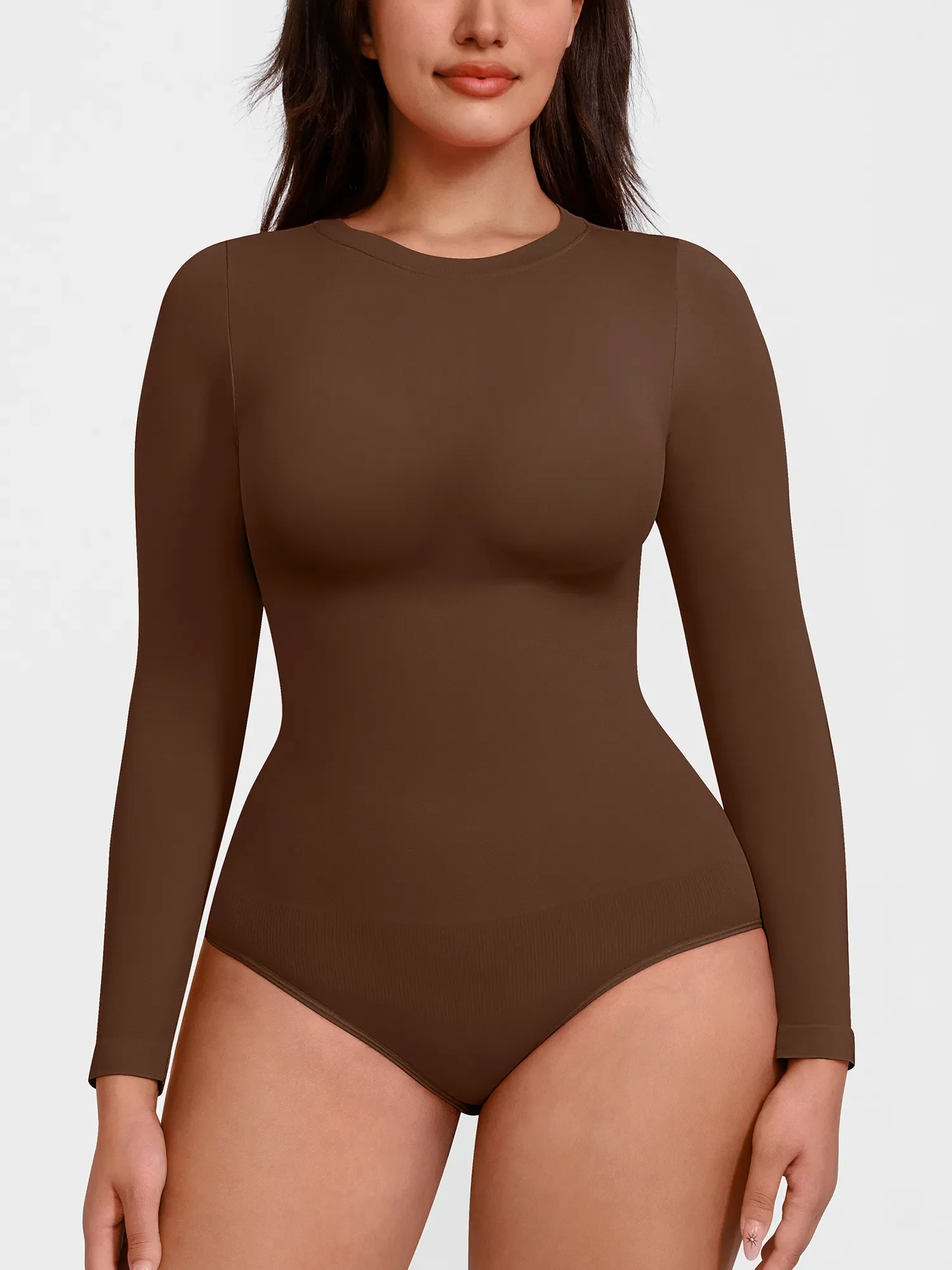 Feelingirl Seamless Crew Neck Bodysuit - Image 35