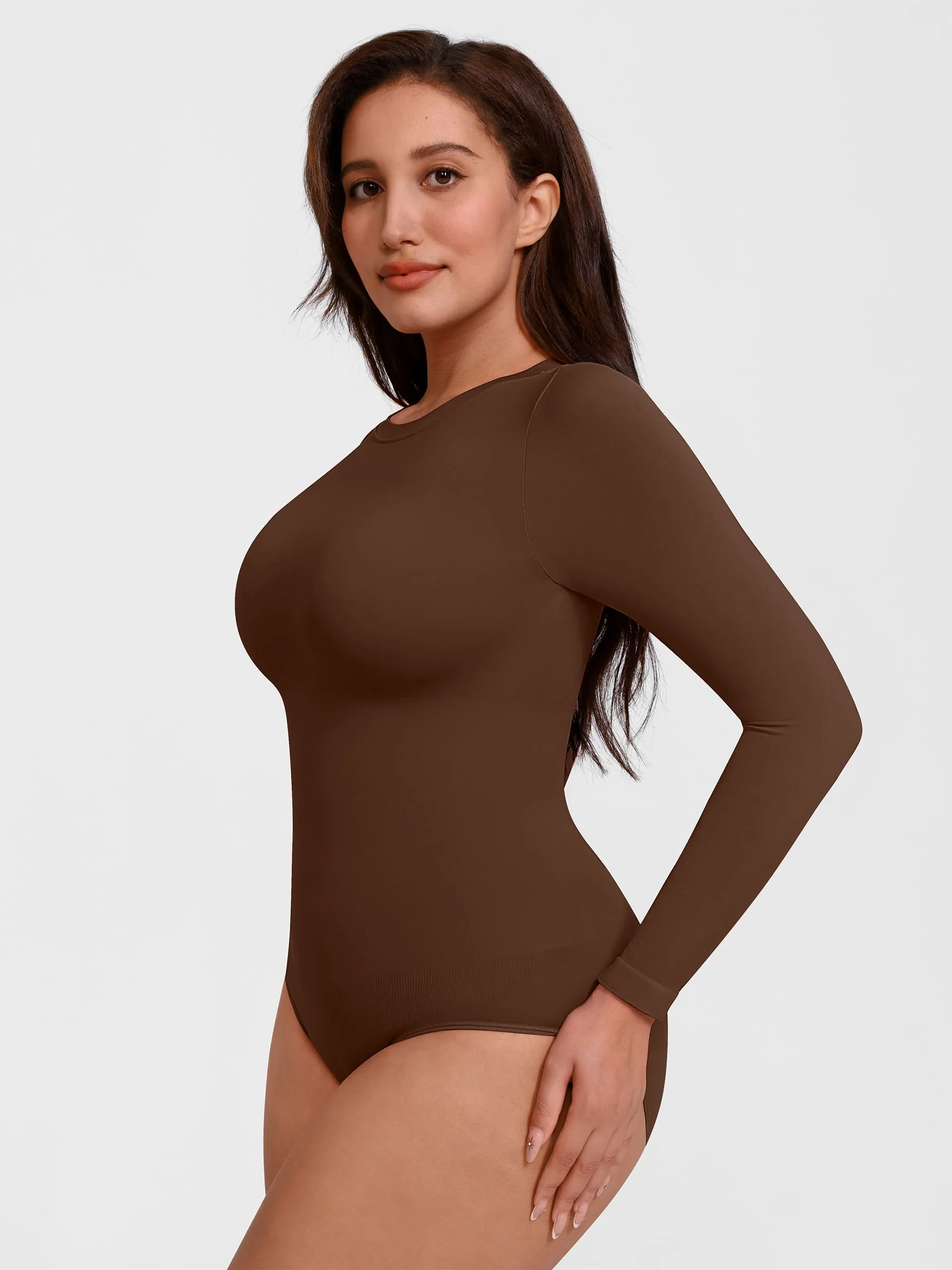 Feelingirl Seamless Crew Neck Bodysuit - Image 36