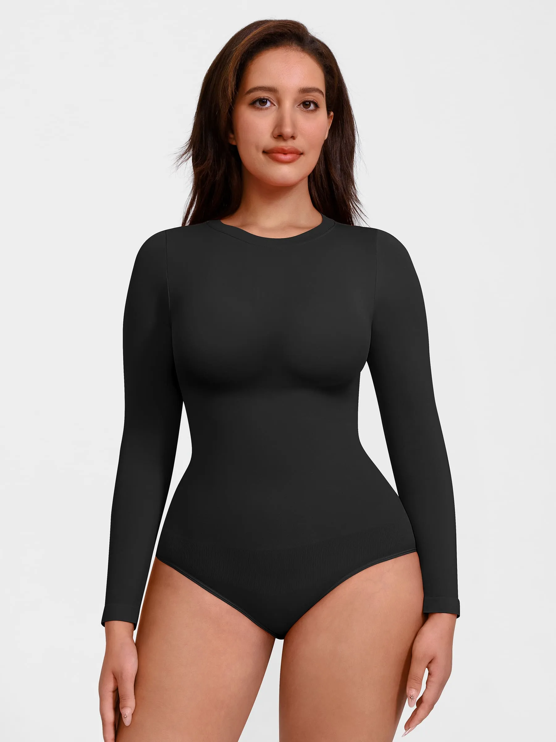 Feelingirl Seamless Crew Neck Bodysuit - Image 56