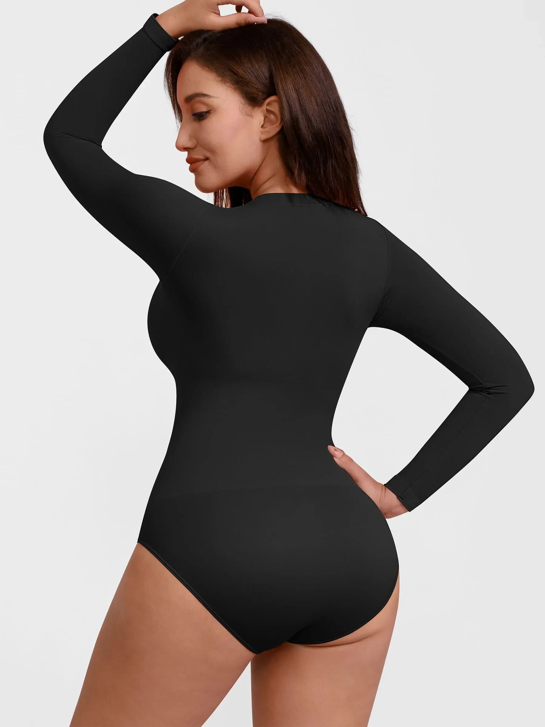 Feelingirl Seamless Crew Neck Bodysuit - Image 61