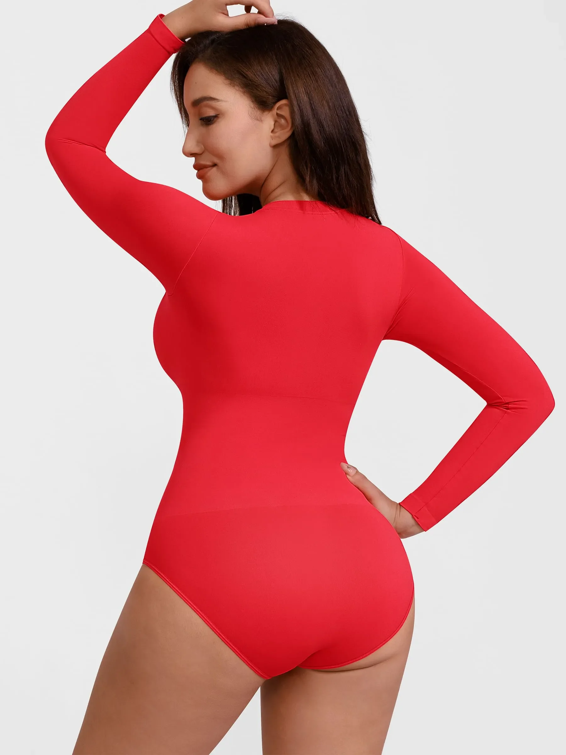 Feelingirl Seamless Crew Neck Bodysuit - Image 73