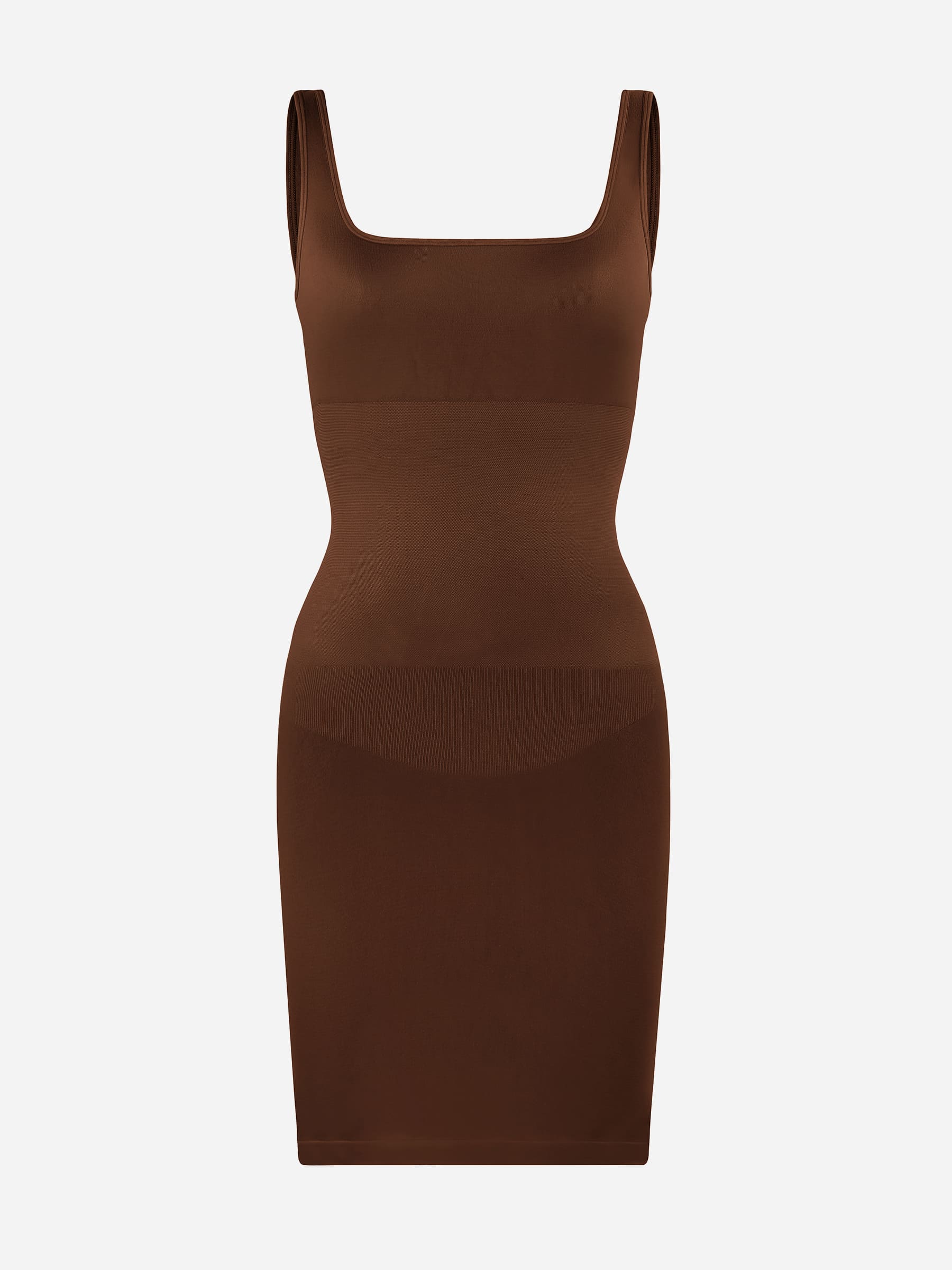 Feelingirl Seamless Square Neck Shaping Dress - Image 34