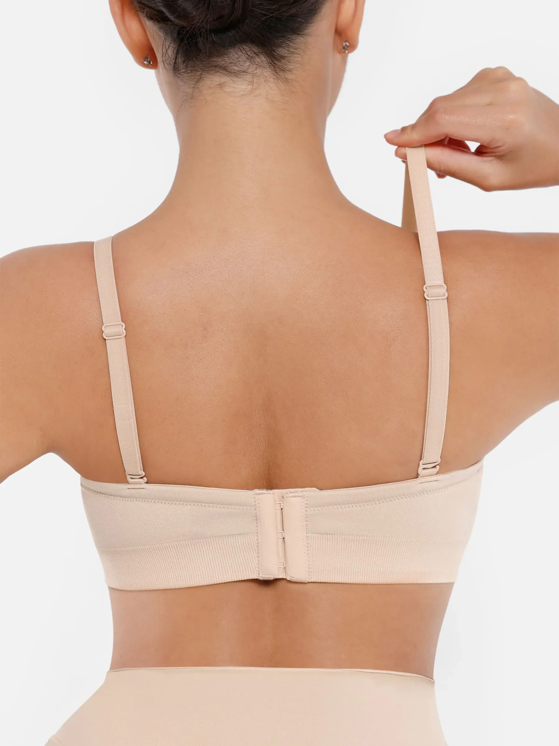 Feelingirl Seamless Strapless Anti-Slip Bra With Removable Pads - Image 4