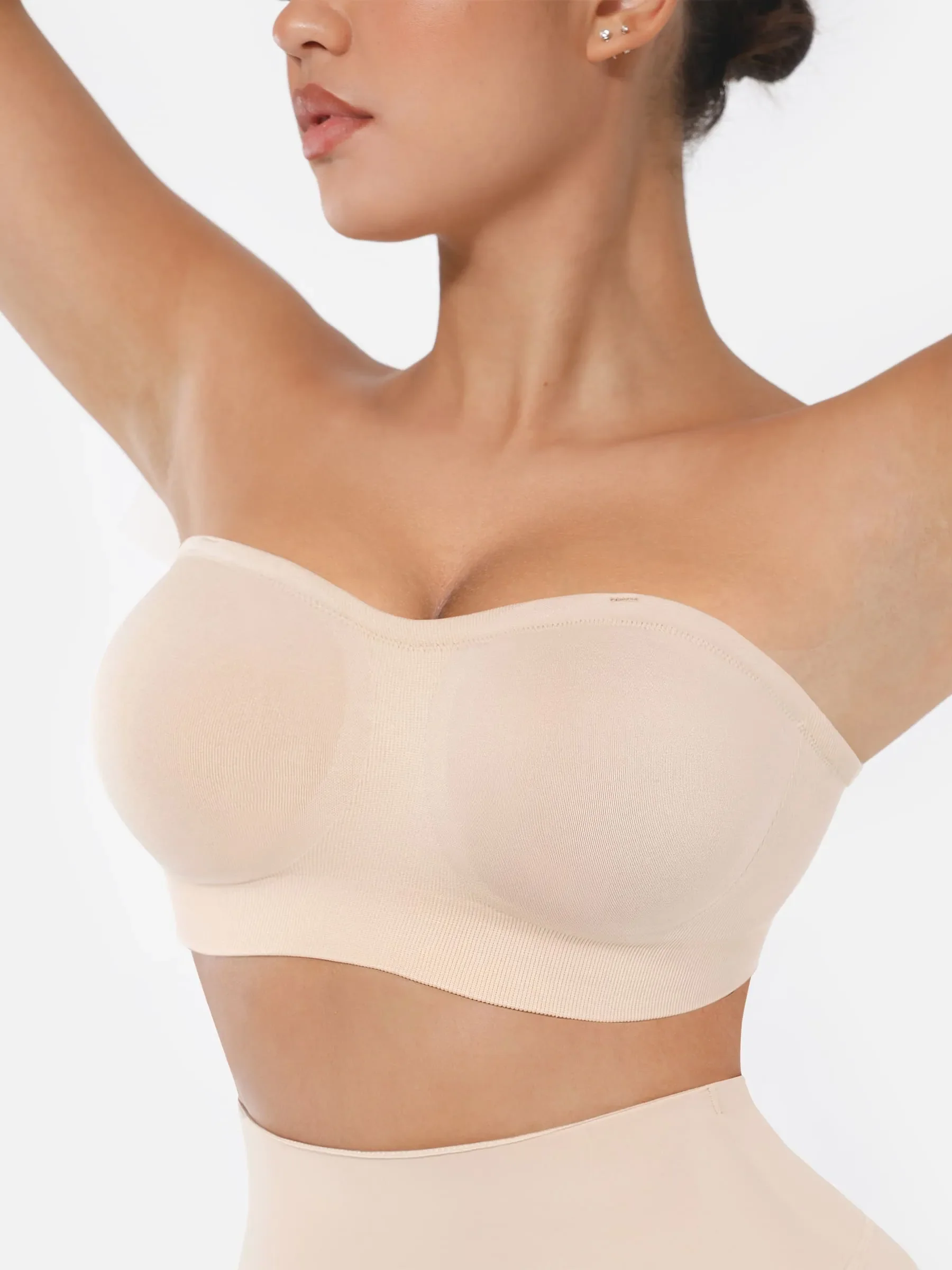 Feelingirl Seamless Strapless Anti-Slip Bra With Removable Pads - Image 5