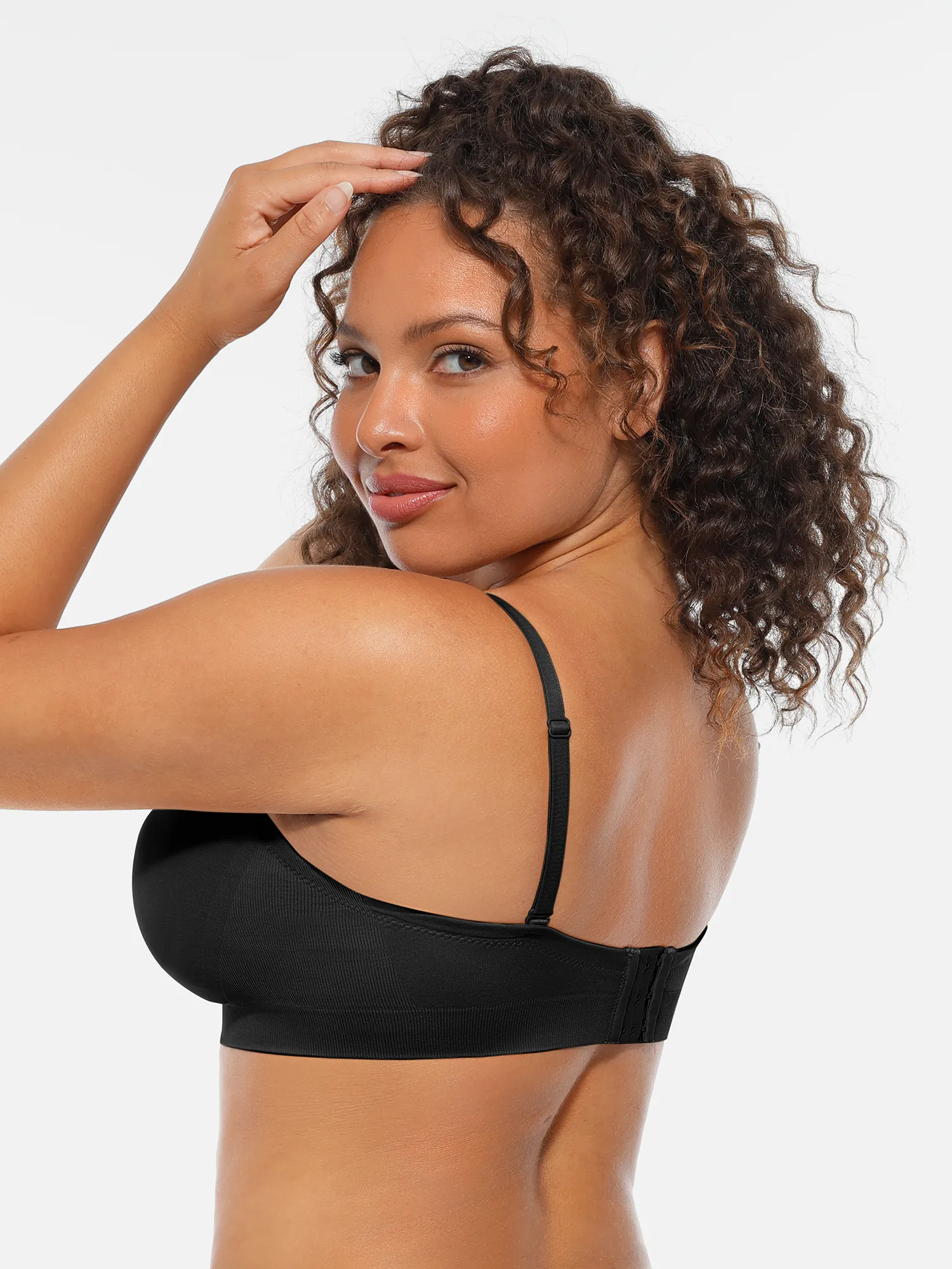 Feelingirl Seamless Strapless Anti-Slip Removable Pads Bra - Image 13