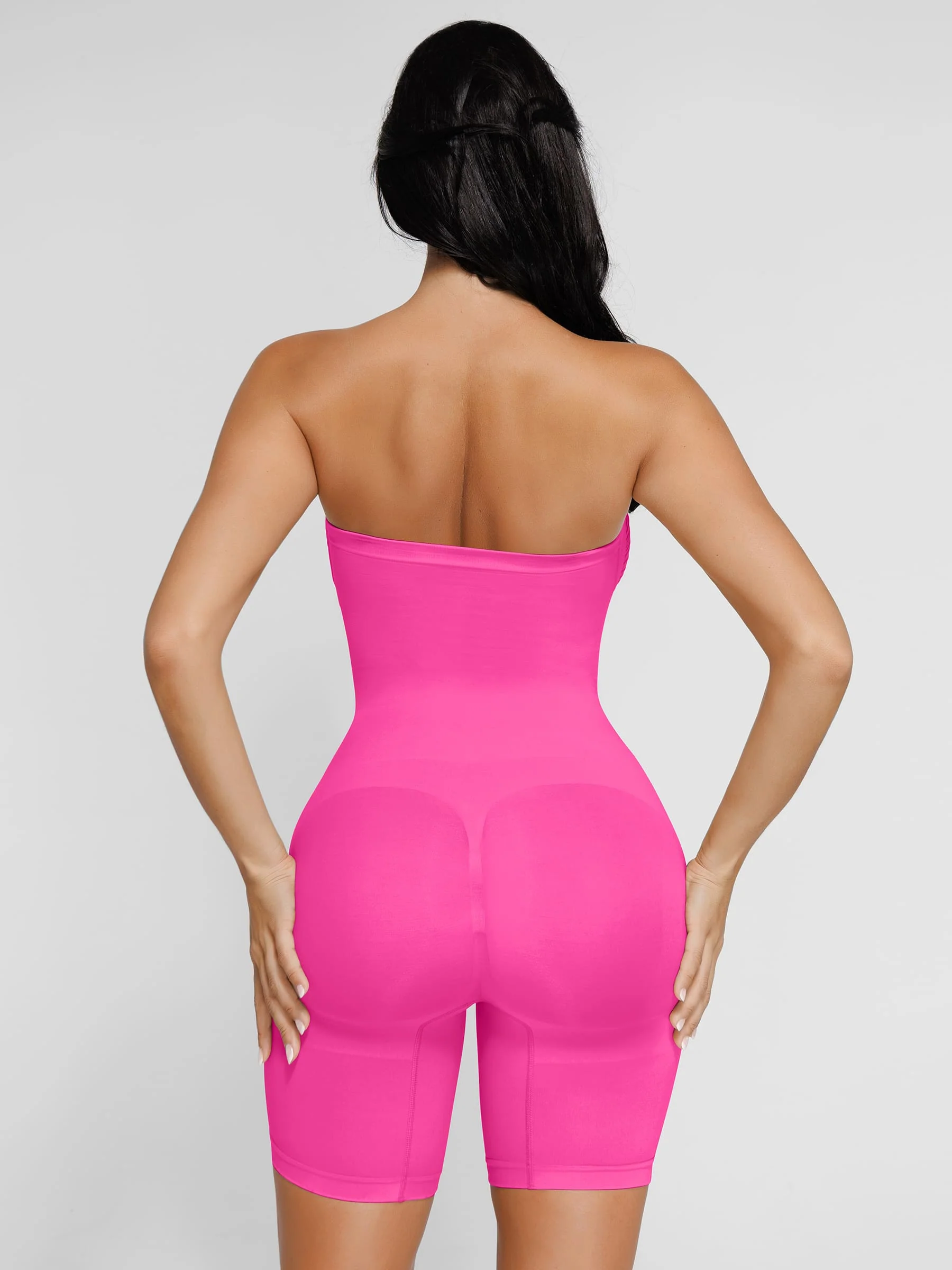 Feelingirl Seamless Strapless Bodysuit with Removable Straps - Image 102