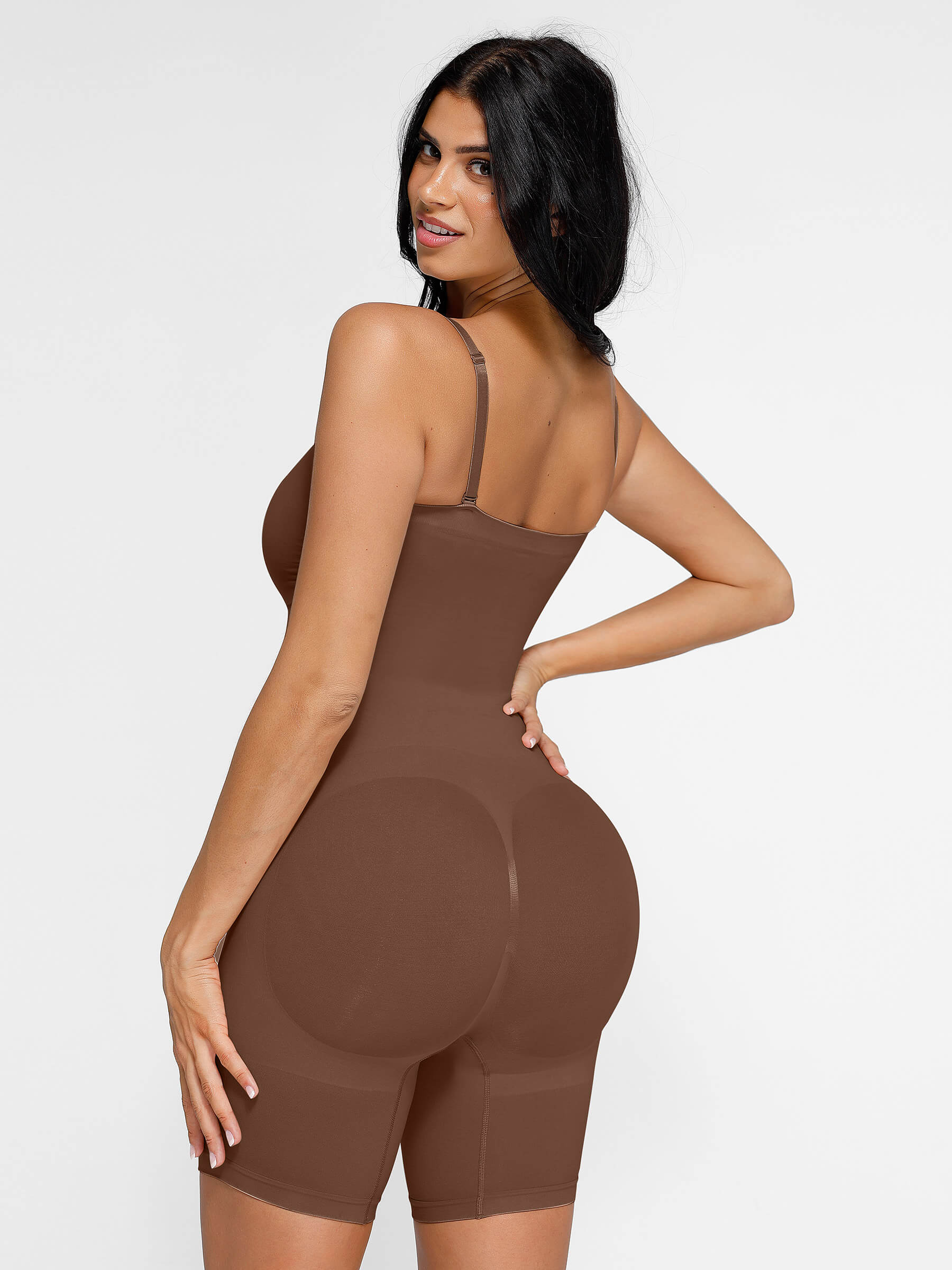 Feelingirl Seamless Strapless Bodysuit with Removable Straps - Image 14