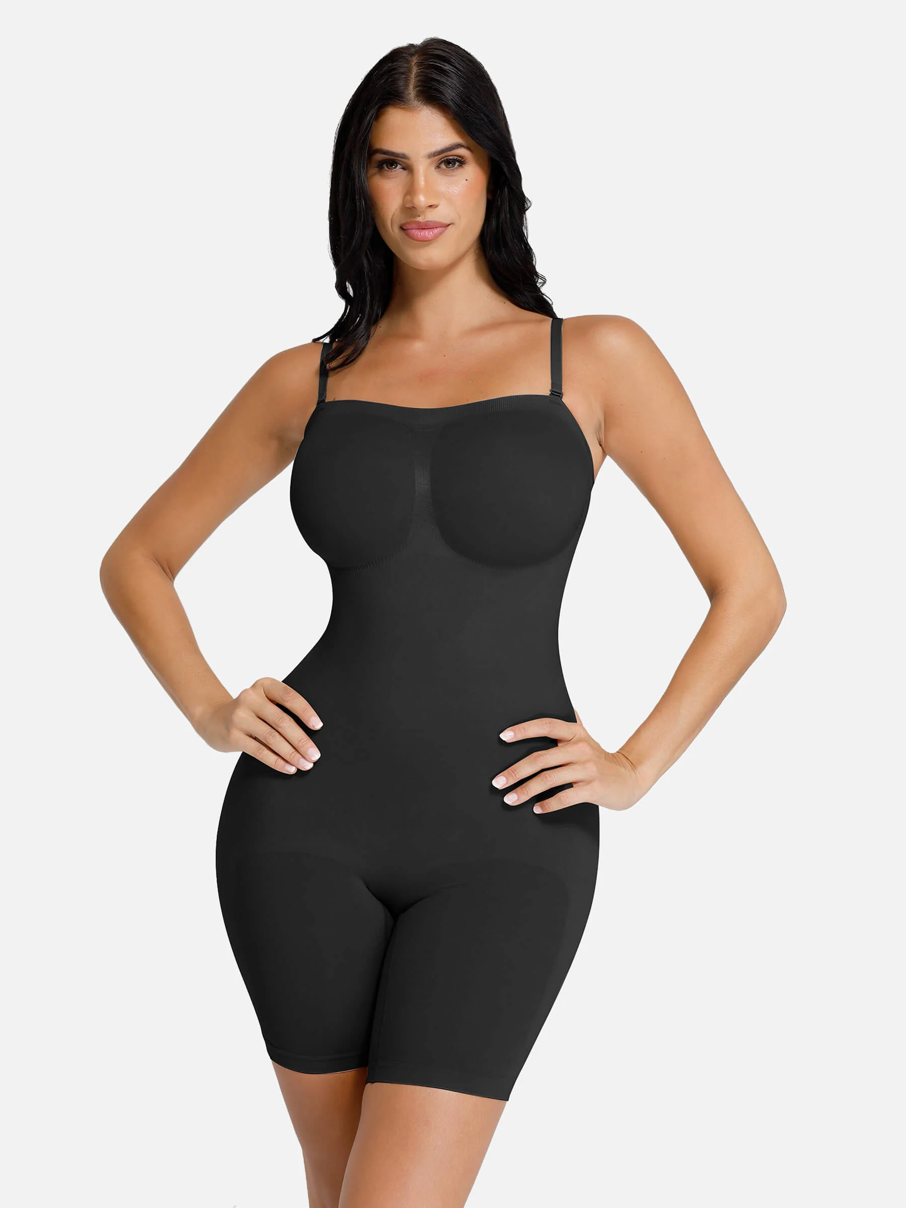 Feelingirl Seamless Strapless Bodysuit with Removable Straps - Image 28