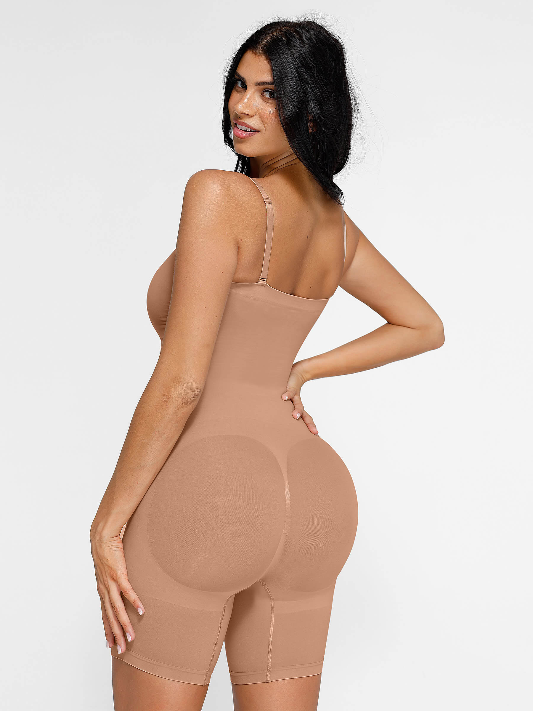 Feelingirl Seamless Strapless Bodysuit with Removable Straps - Image 39