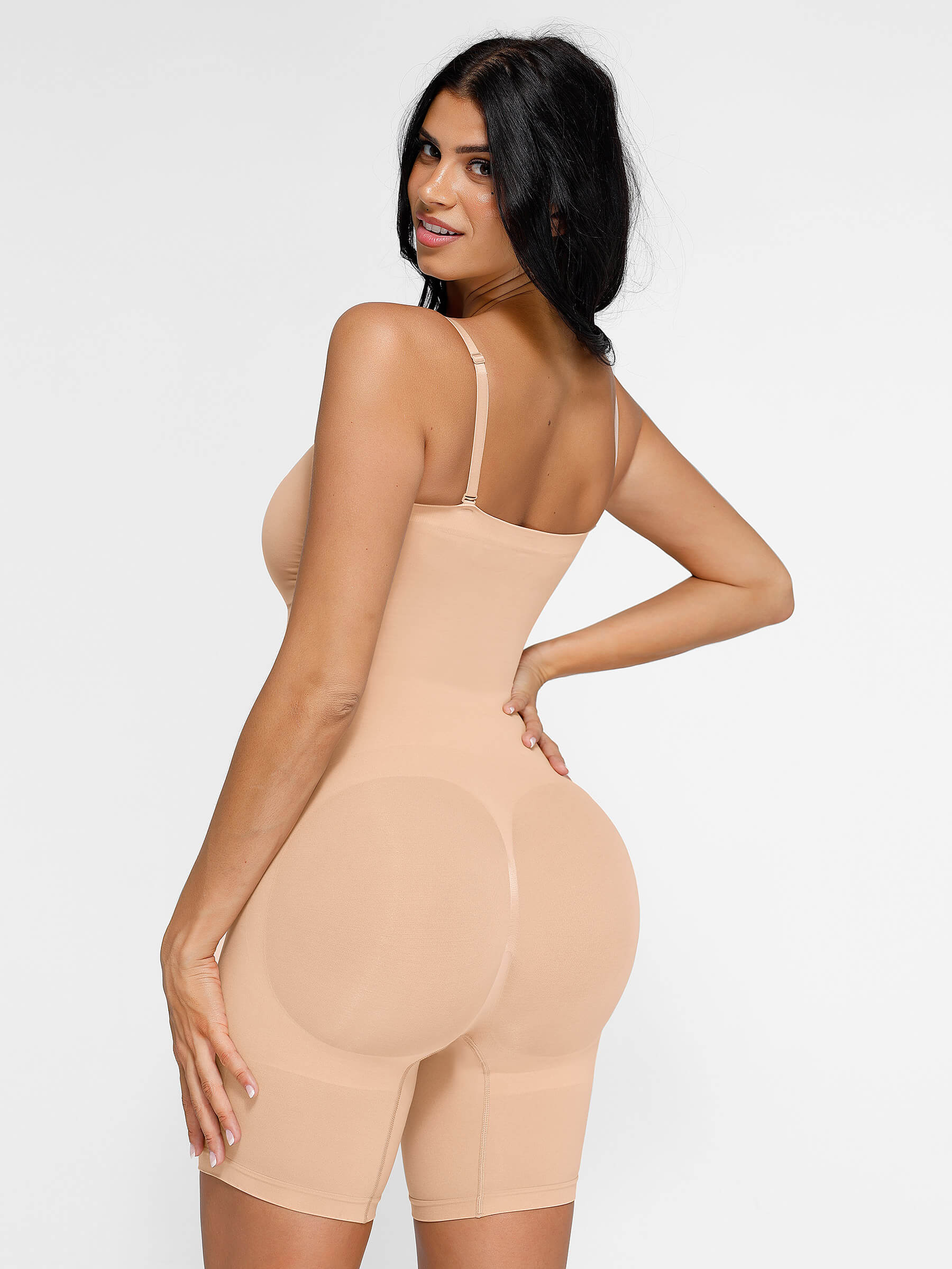 Feelingirl Seamless Strapless Bodysuit with Removable Straps - Image 66