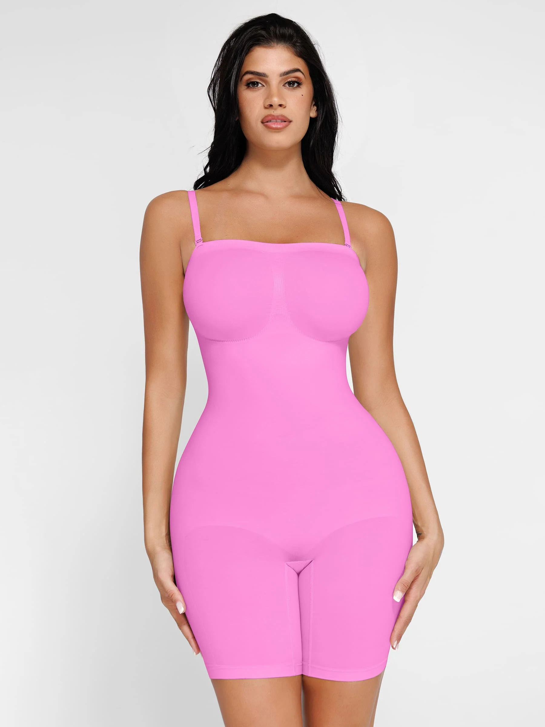Feelingirl Seamless Strapless Bodysuit with Removable Straps - Image 71