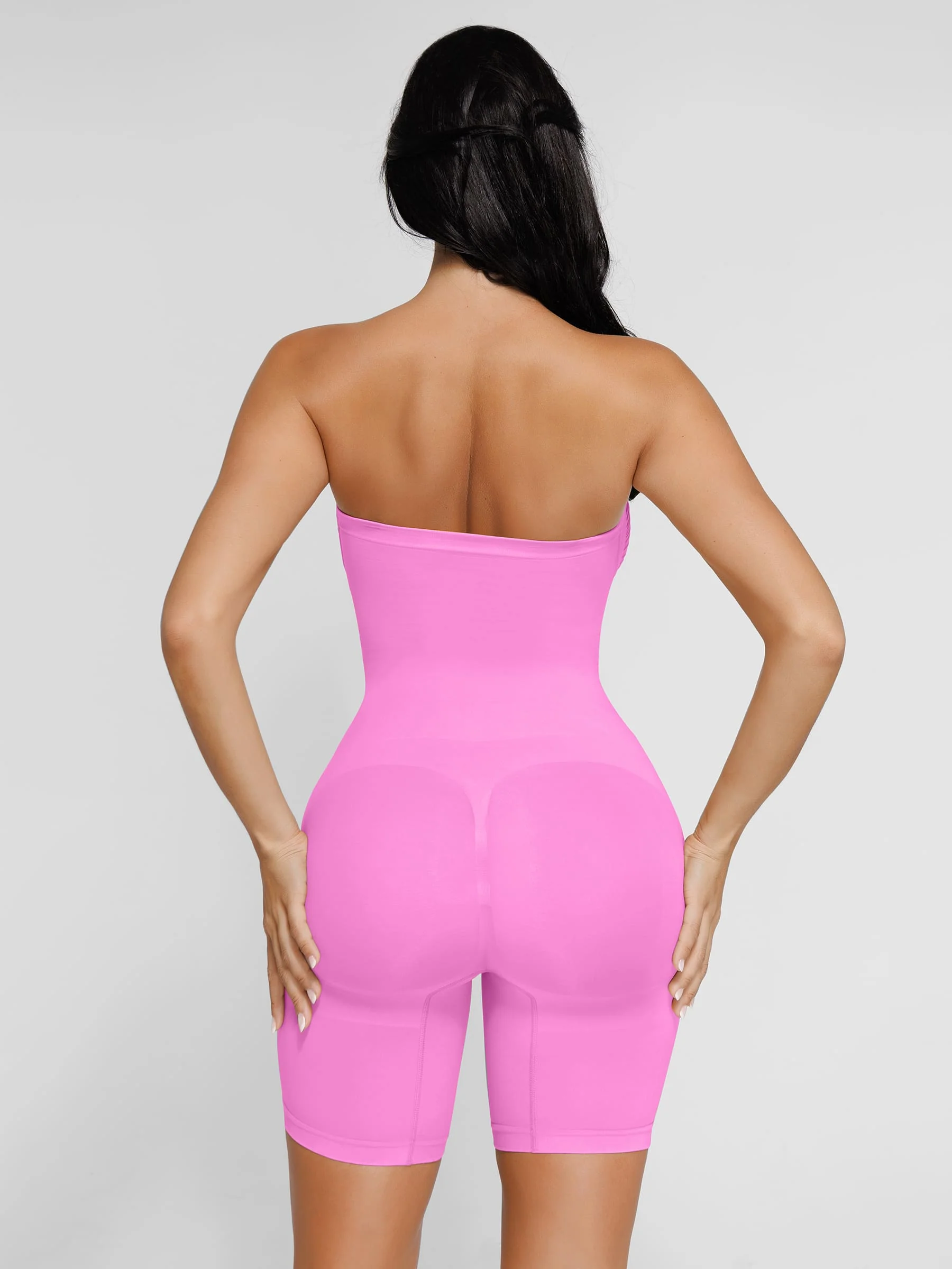 Feelingirl Seamless Strapless Bodysuit with Removable Straps - Image 76