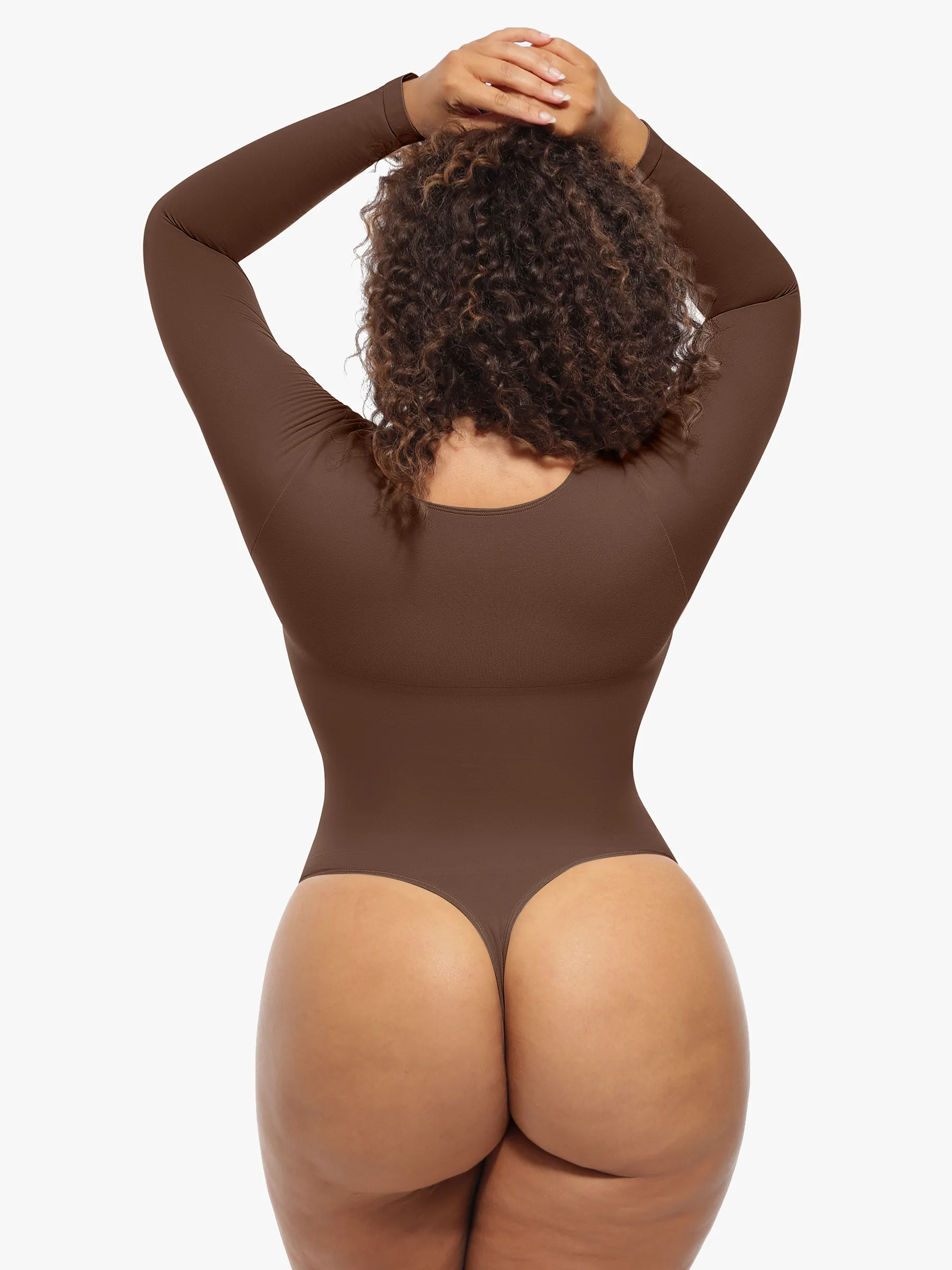 Feelingirl Seamless Supportive Long Sleeve Tummy Control Bodysuit [BOGO] - Image 13