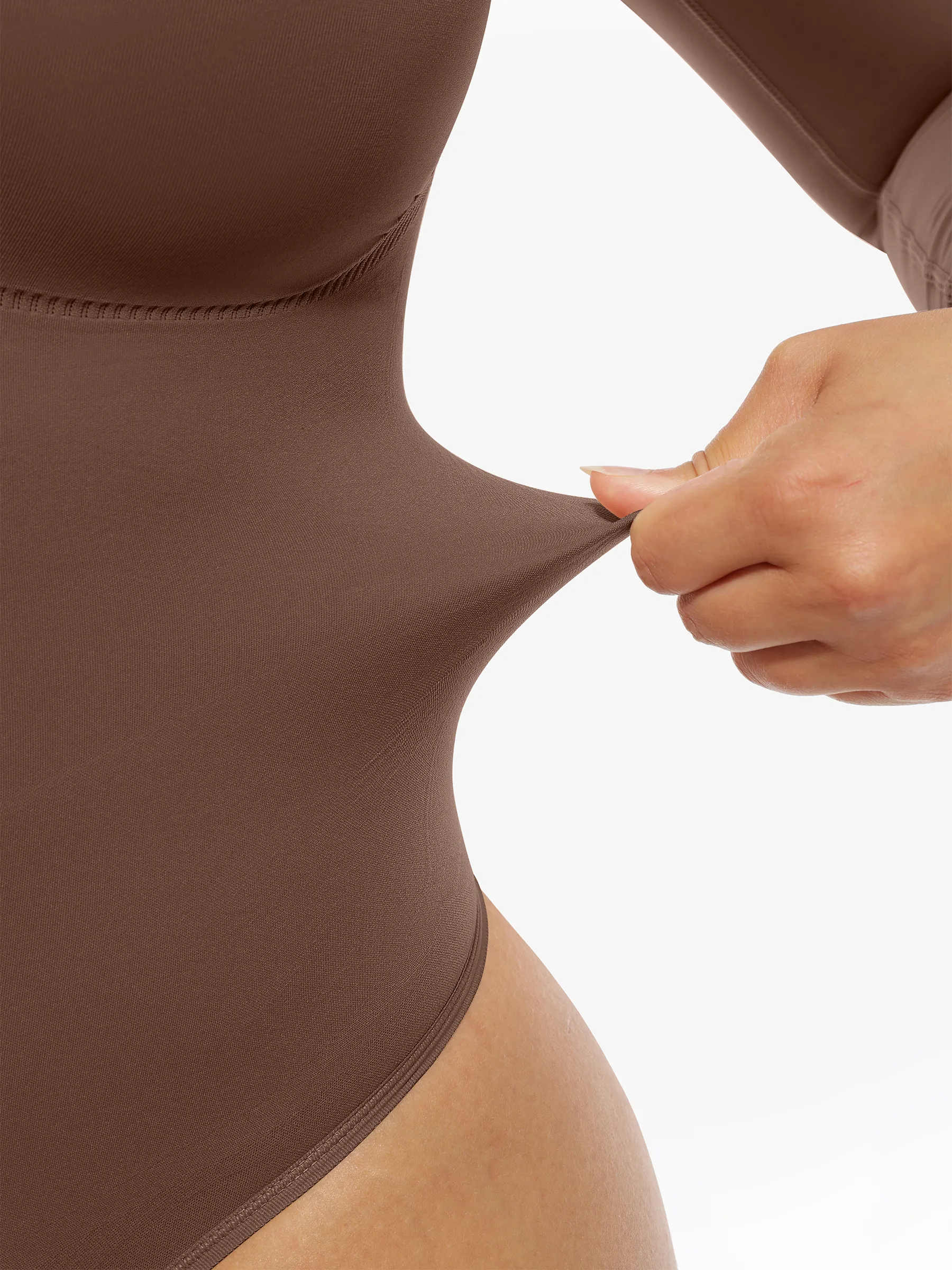 Feelingirl Seamless Supportive Long Sleeve Tummy Control Bodysuit [BOGO] - Image 14
