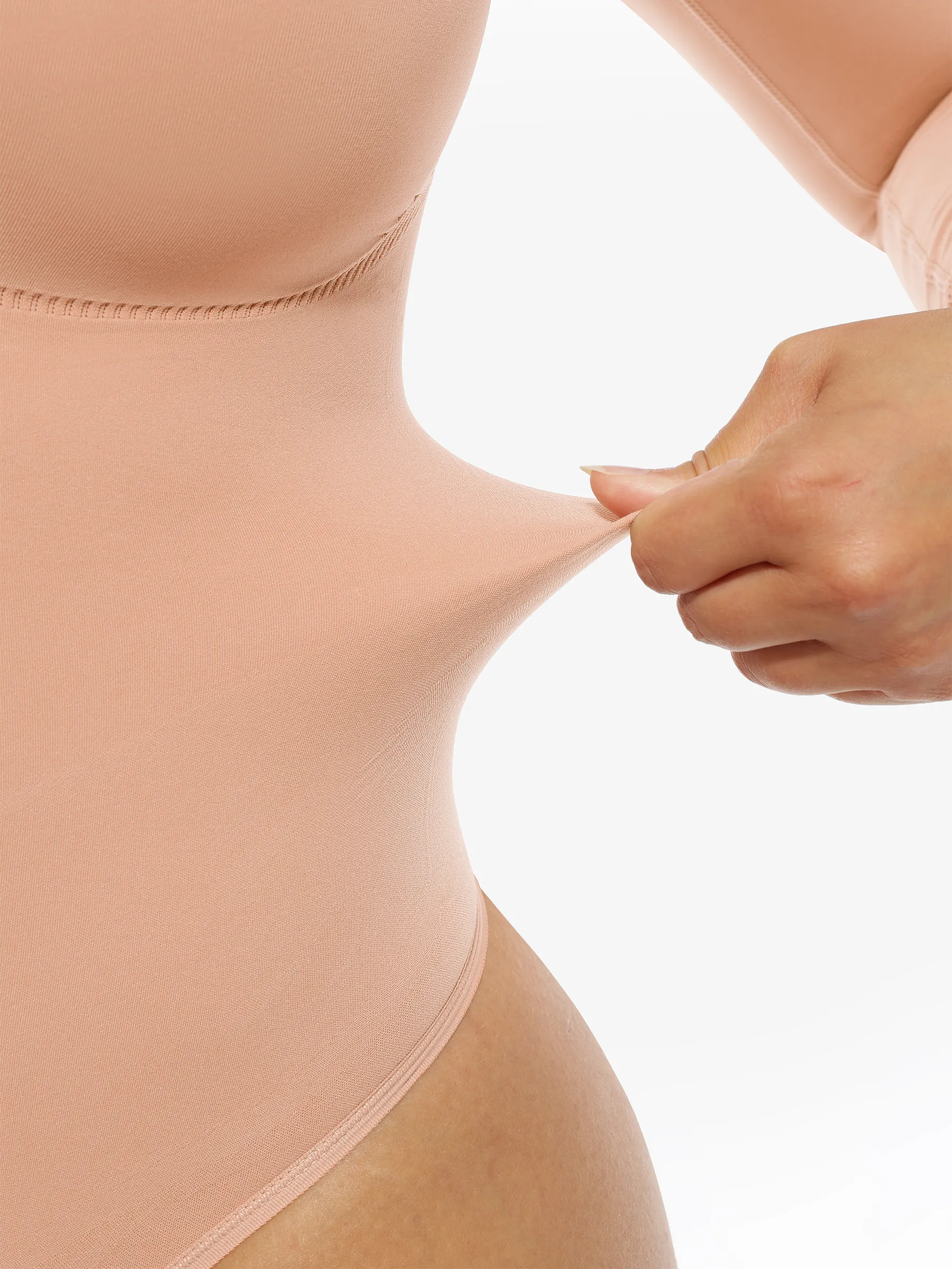 Feelingirl Seamless Supportive Long Sleeve Tummy Control Bodysuit [BOGO] - Image 49