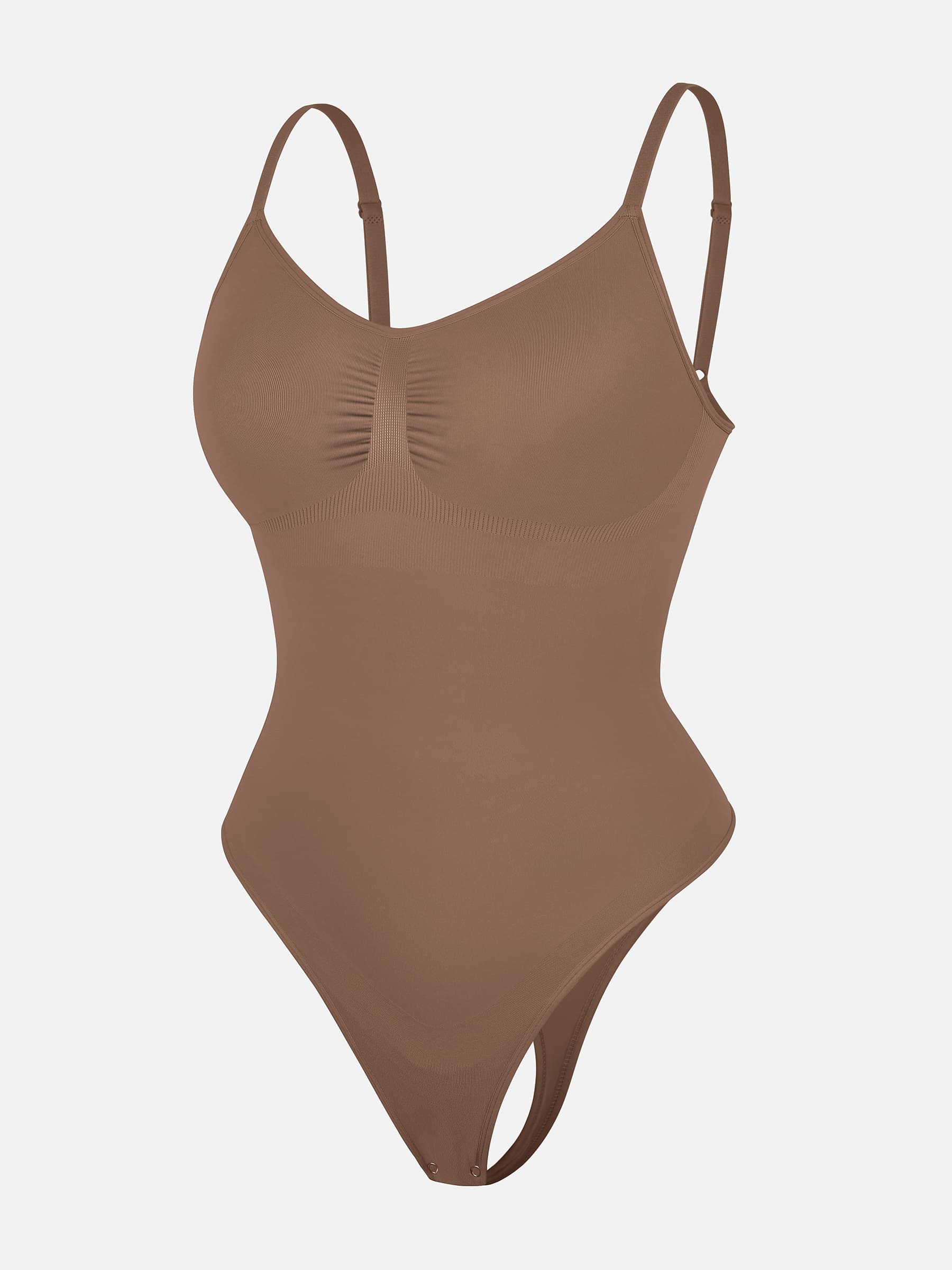Feelingirl Tummy Control Seamless Thong Bodysuit - Image 73