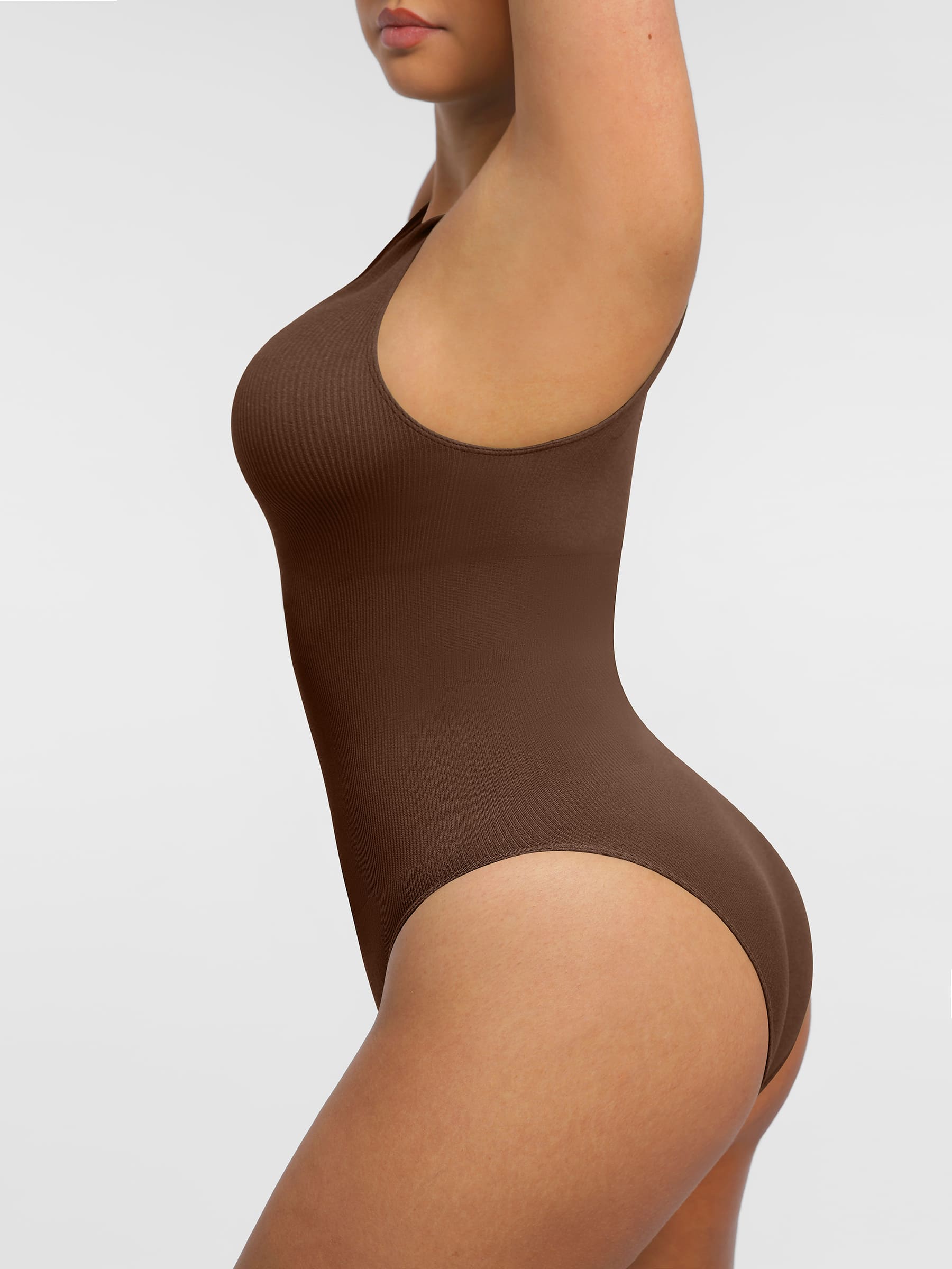 Feelingirl Seamless Tummy Control Invisible Zipper Shaping Bodysuit - Image 7