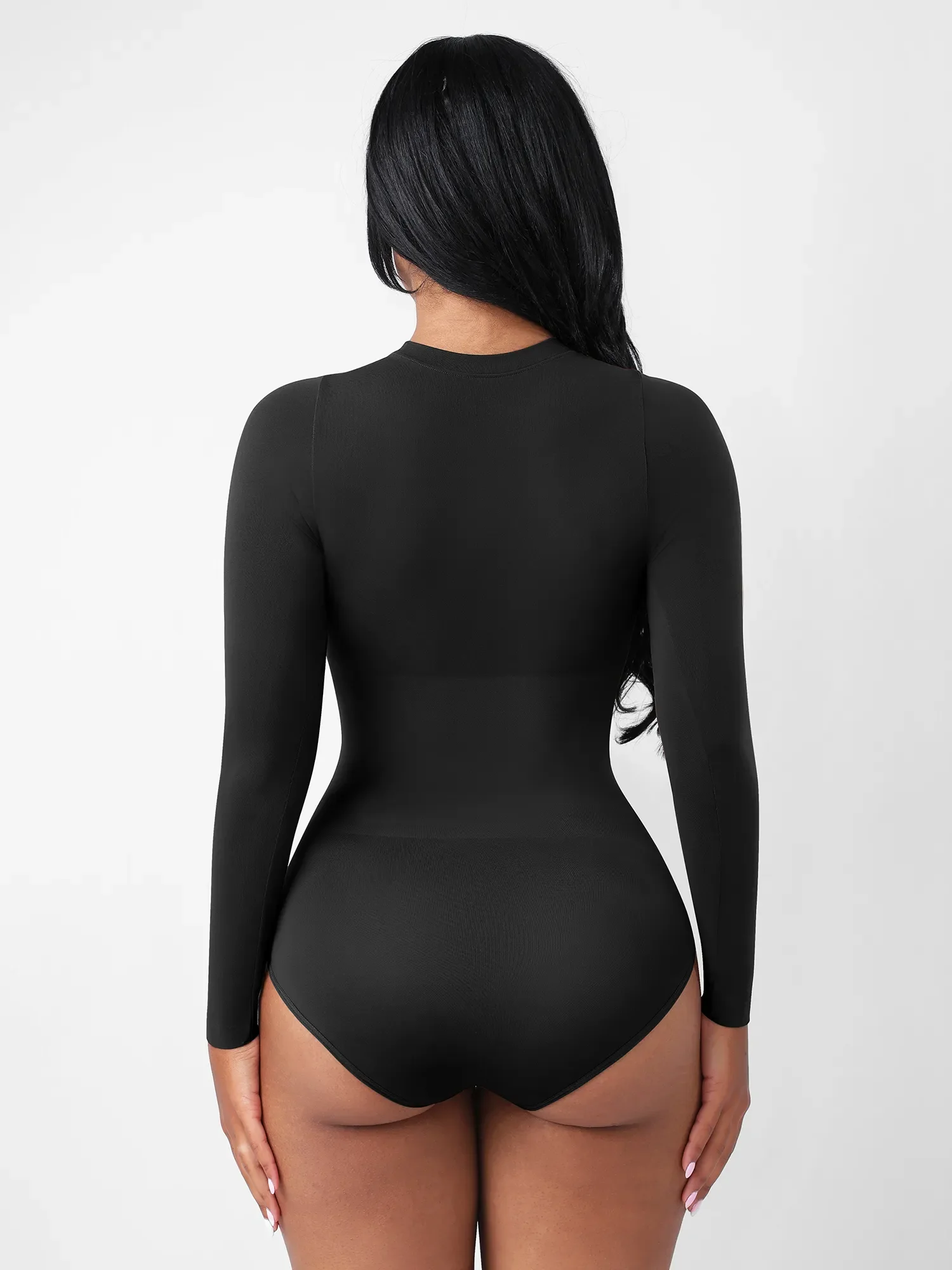 Feelingirl Seamless Ultra-Soft Crew Neck Bodysuit - Image 35