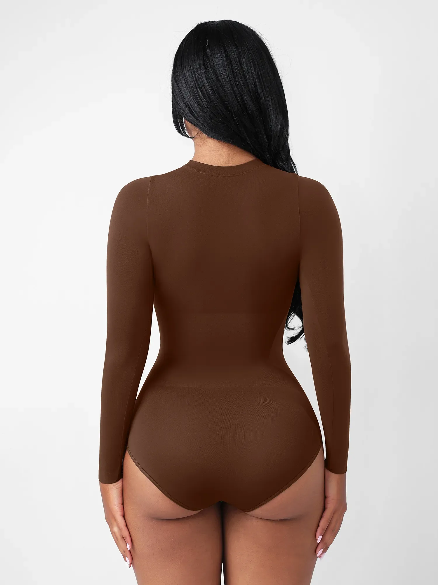 Feelingirl Seamless Ultra-Soft Crew Neck Bodysuit - Image 7