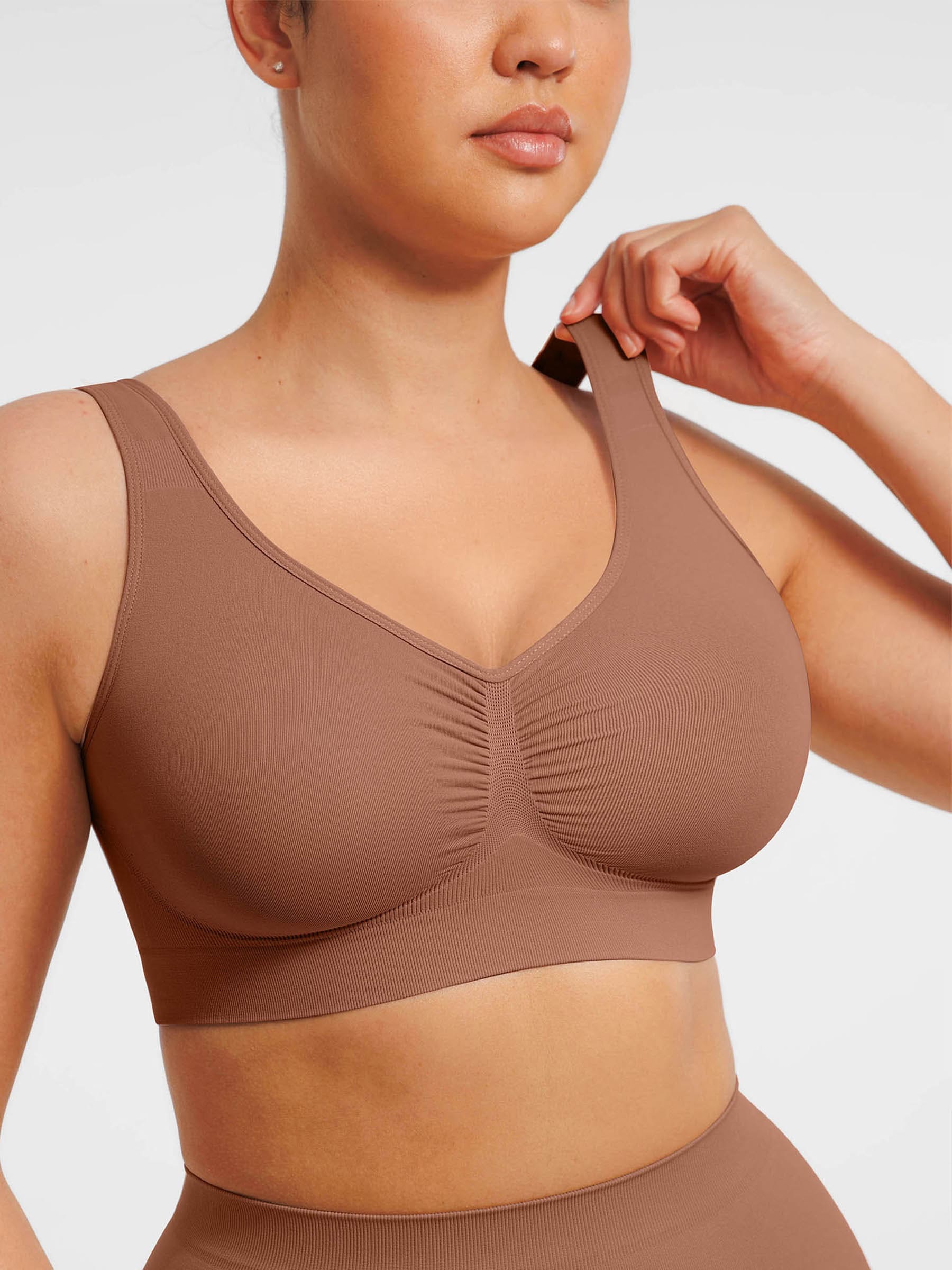 Feelingirl Seamless Wide Straps Everyday Bra - Image 28