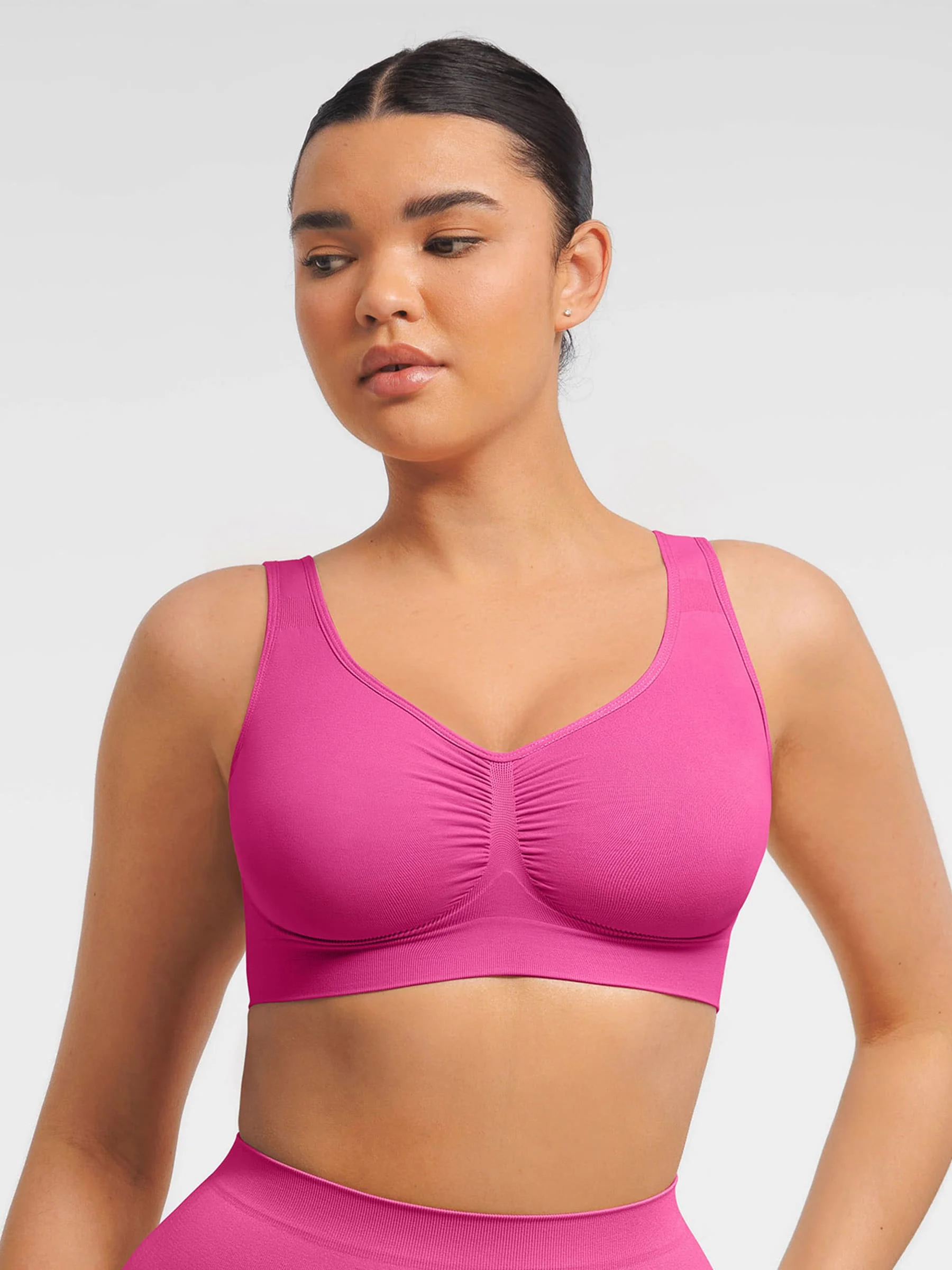 Feelingirl Seamless Wide Straps Everyday Bra - Image 35