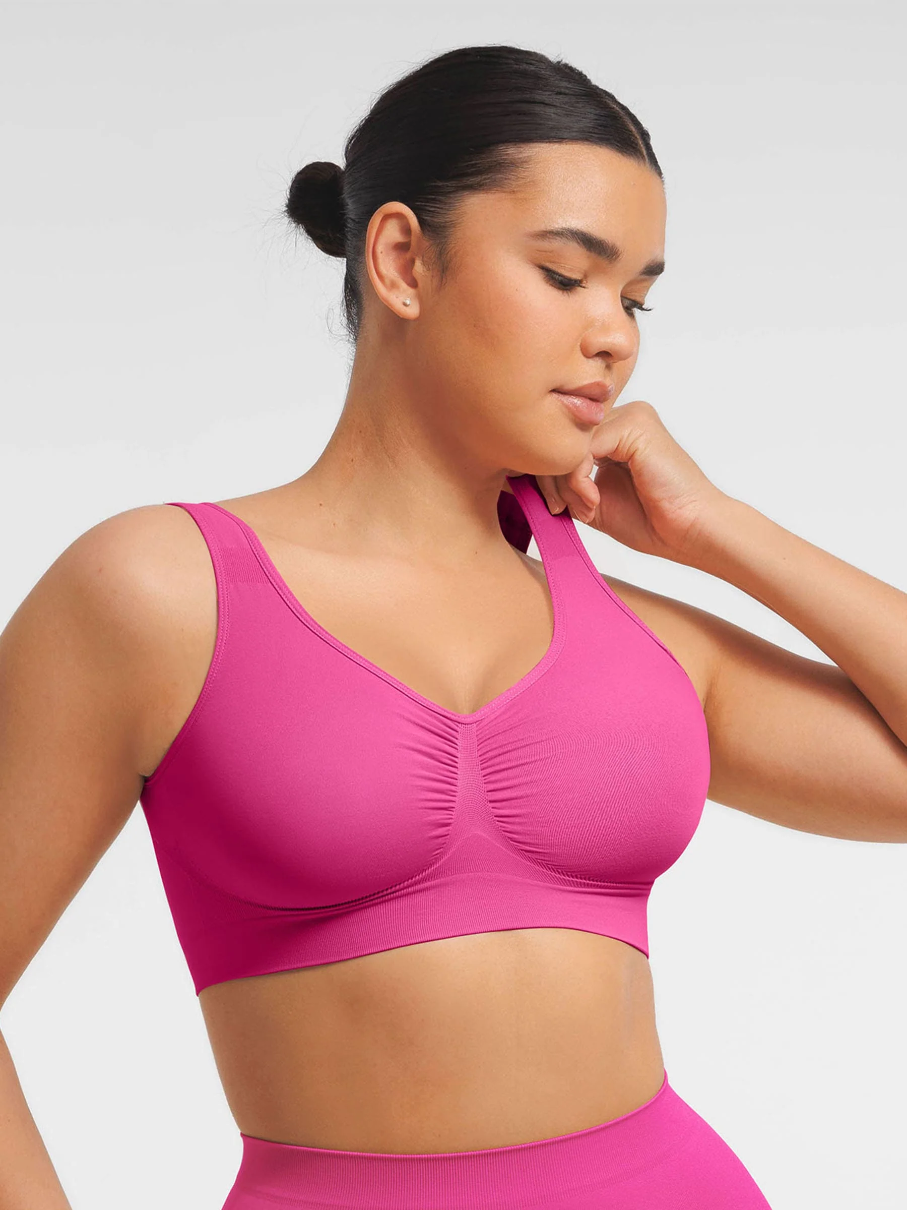 Feelingirl Seamless Wide Straps Everyday Bra - Image 37