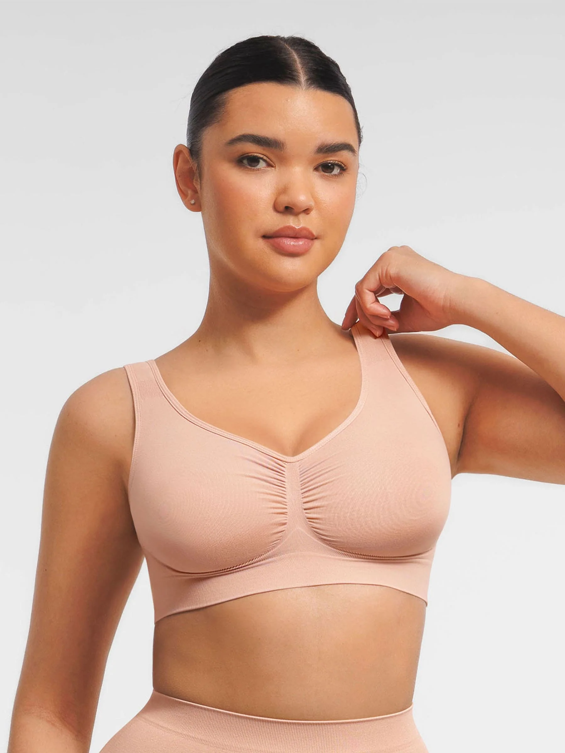 Feelingirl Seamless Wide Straps Everyday Bra - Image 47