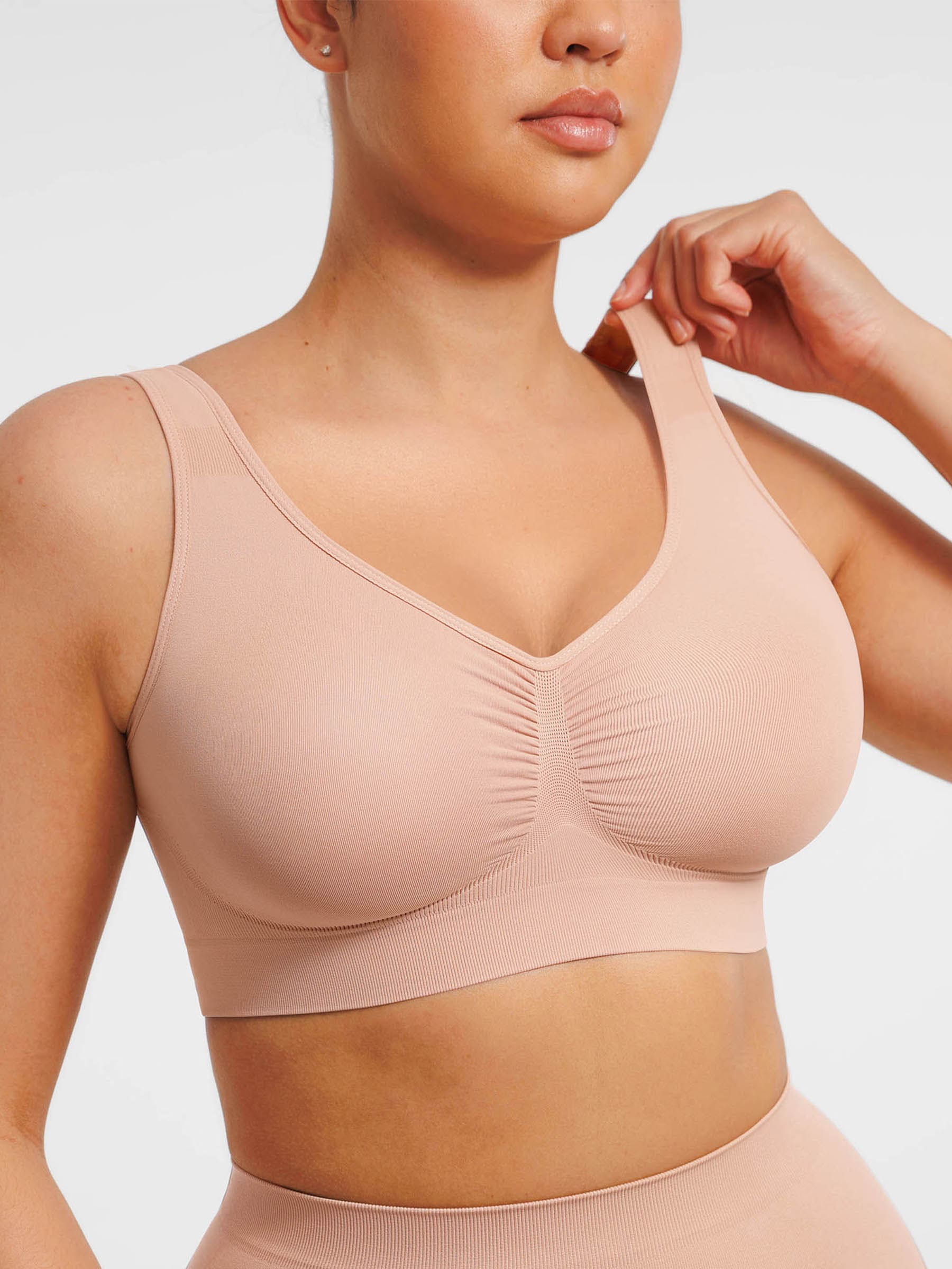 Feelingirl Seamless Wide Straps Everyday Bra - Image 48