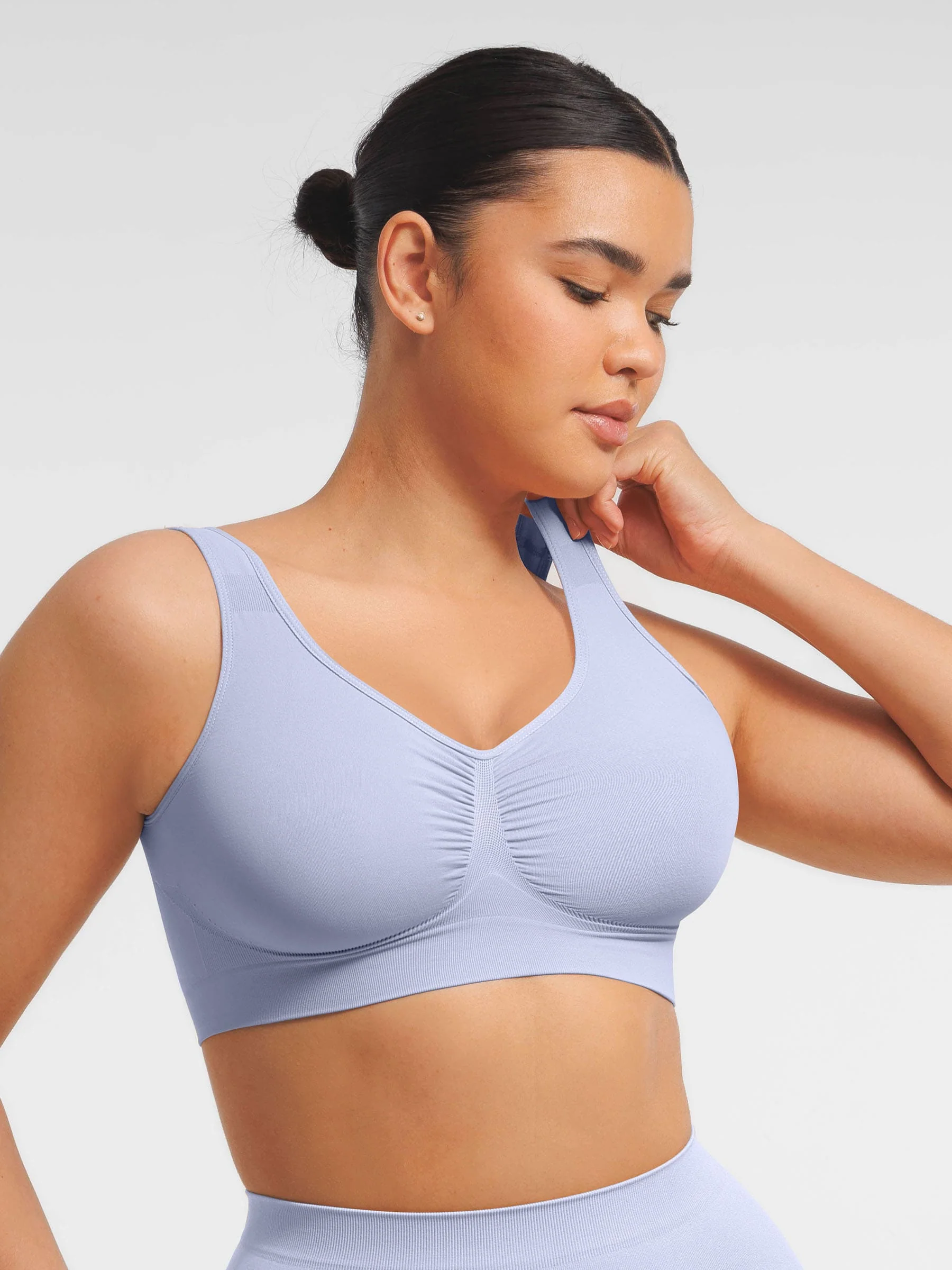 Feelingirl Seamless Wide Straps Everyday Bra - Image 59