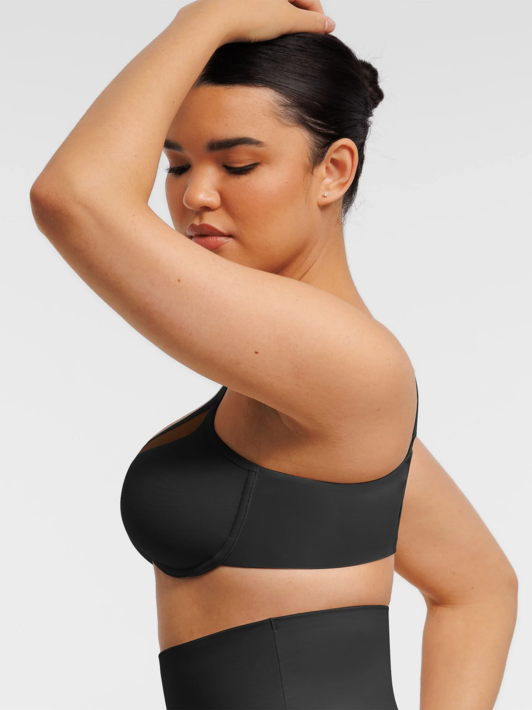 Feelingirl Sheer Mesh Full Coverage Unpadded Underwire Bra - Image 9