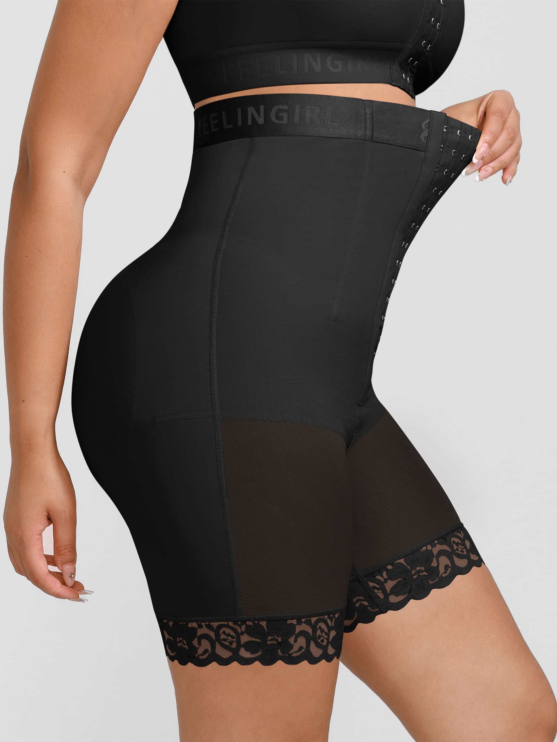 Feelingirl Steel-Boned High-Waist Shaper - Image 11