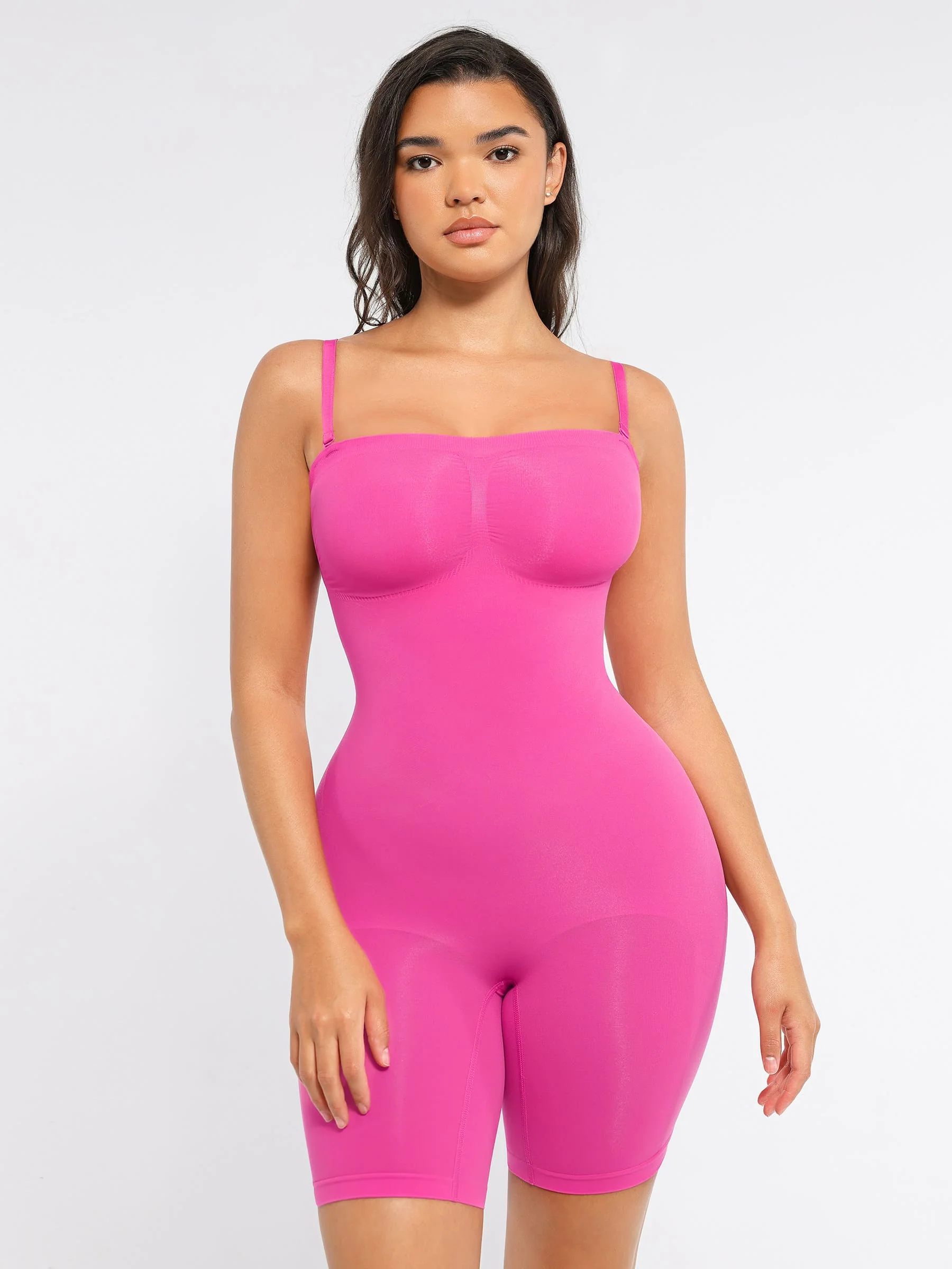 Feelingirl Strapless Seamless Bodysuit with Removable Straps - Image 107