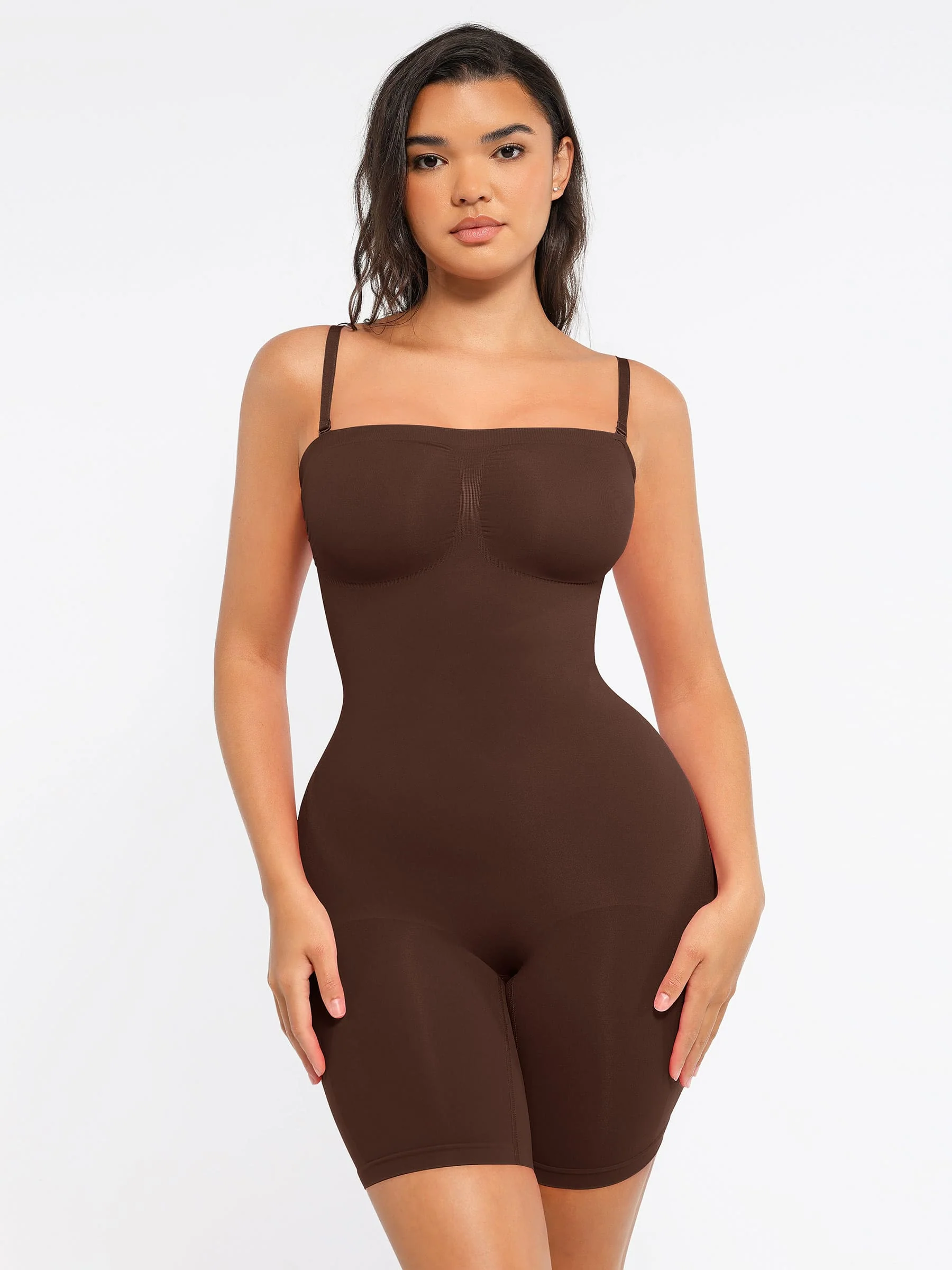 Feelingirl Strapless Seamless Bodysuit with Removable Straps - Image 12