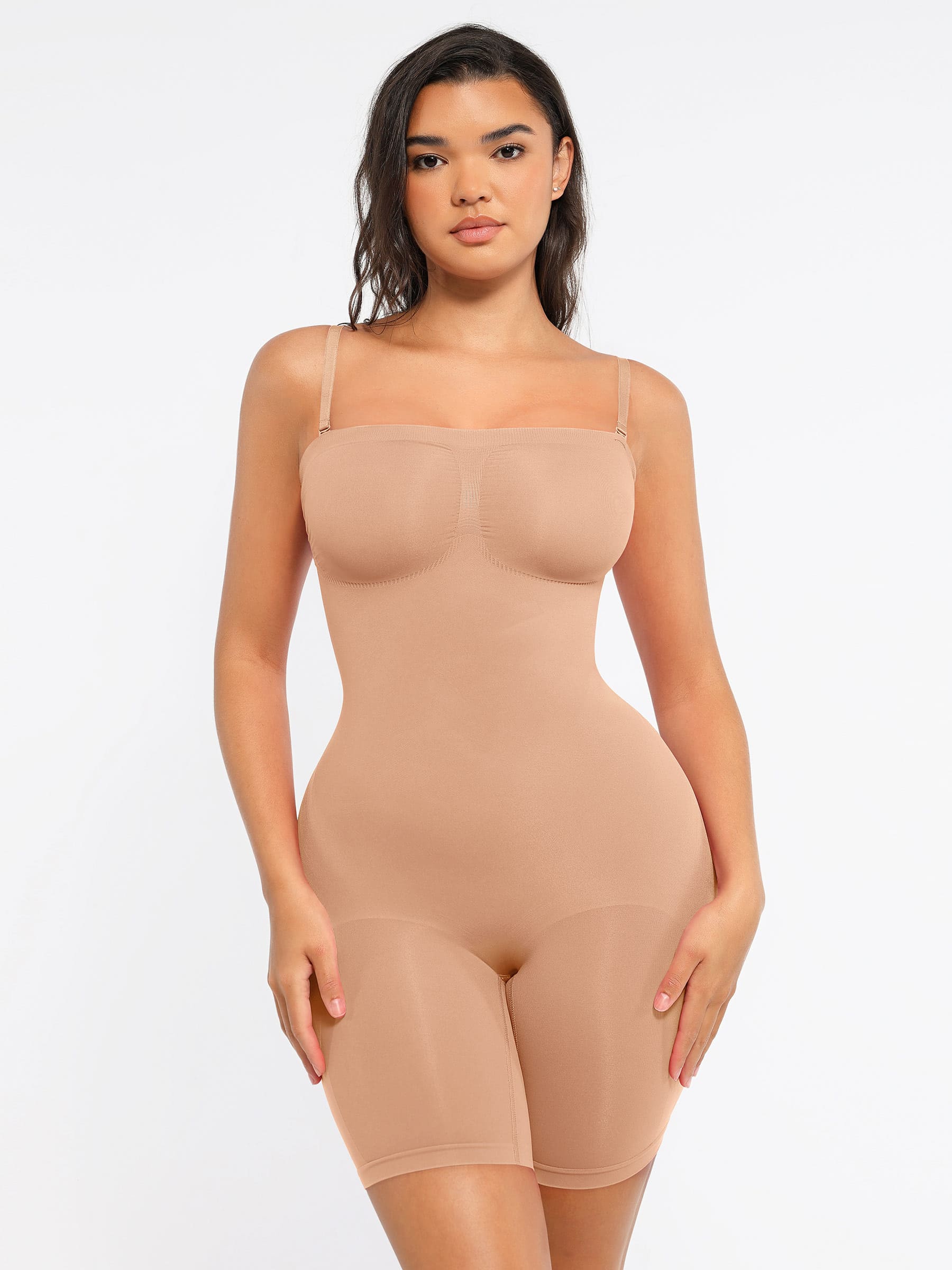 Feelingirl Strapless Seamless Bodysuit with Removable Straps - Image 22