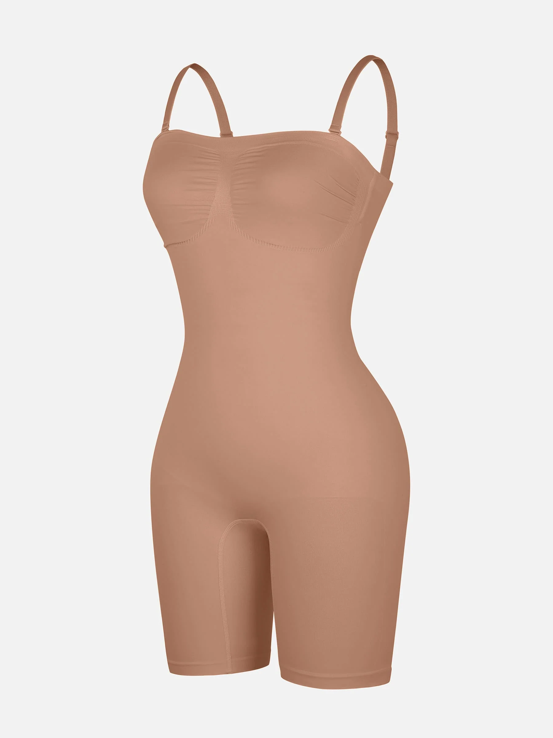 Feelingirl Strapless Seamless Bodysuit with Removable Straps - Image 49